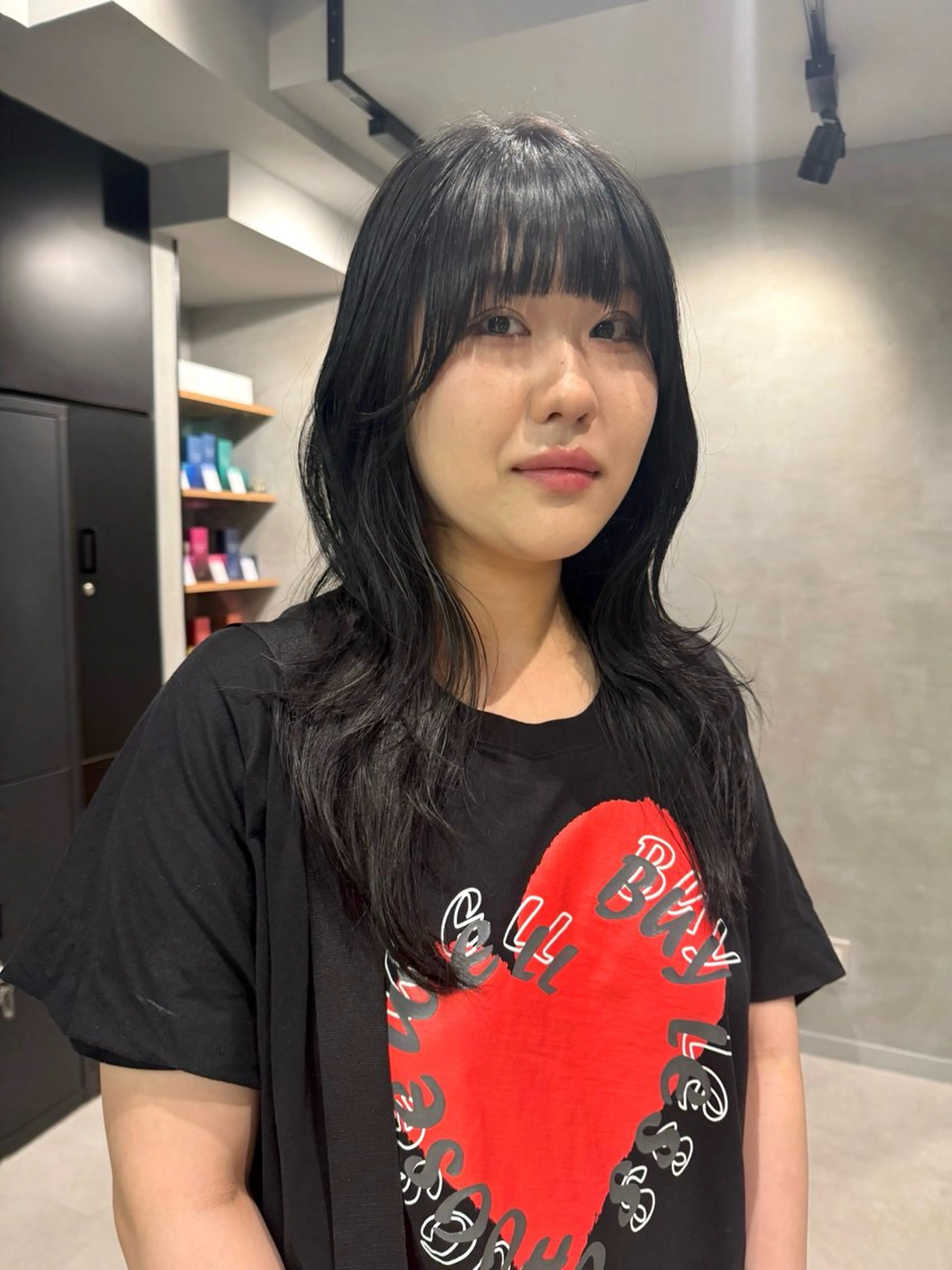 ロング カラー カット ヘアカラー トリートメント レイヤー/ウルフ🤎 mayo.のヘアスタイル