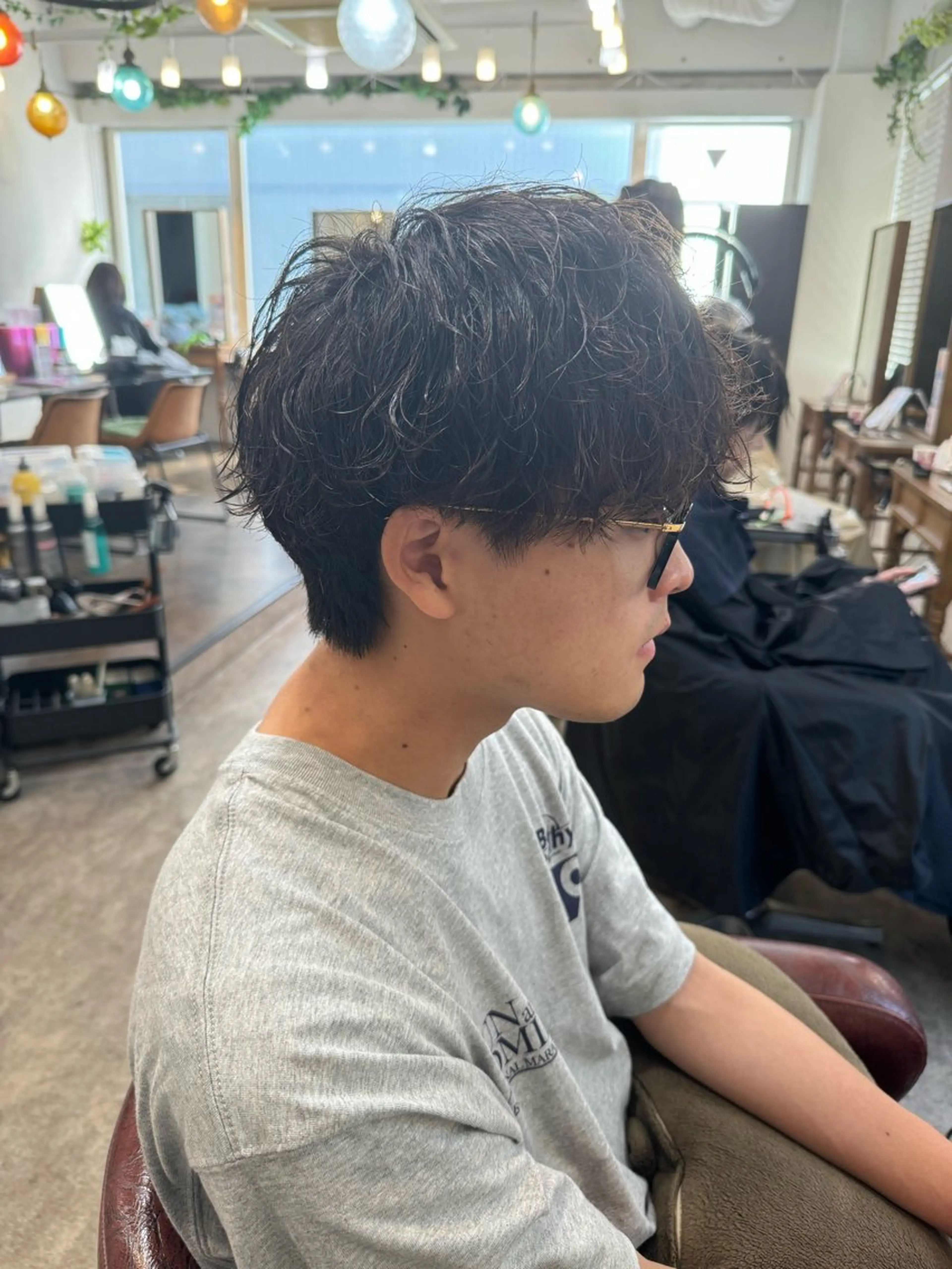 パーマ メンズ メンズスタイリスト ティアラ👑のヘアスタイル