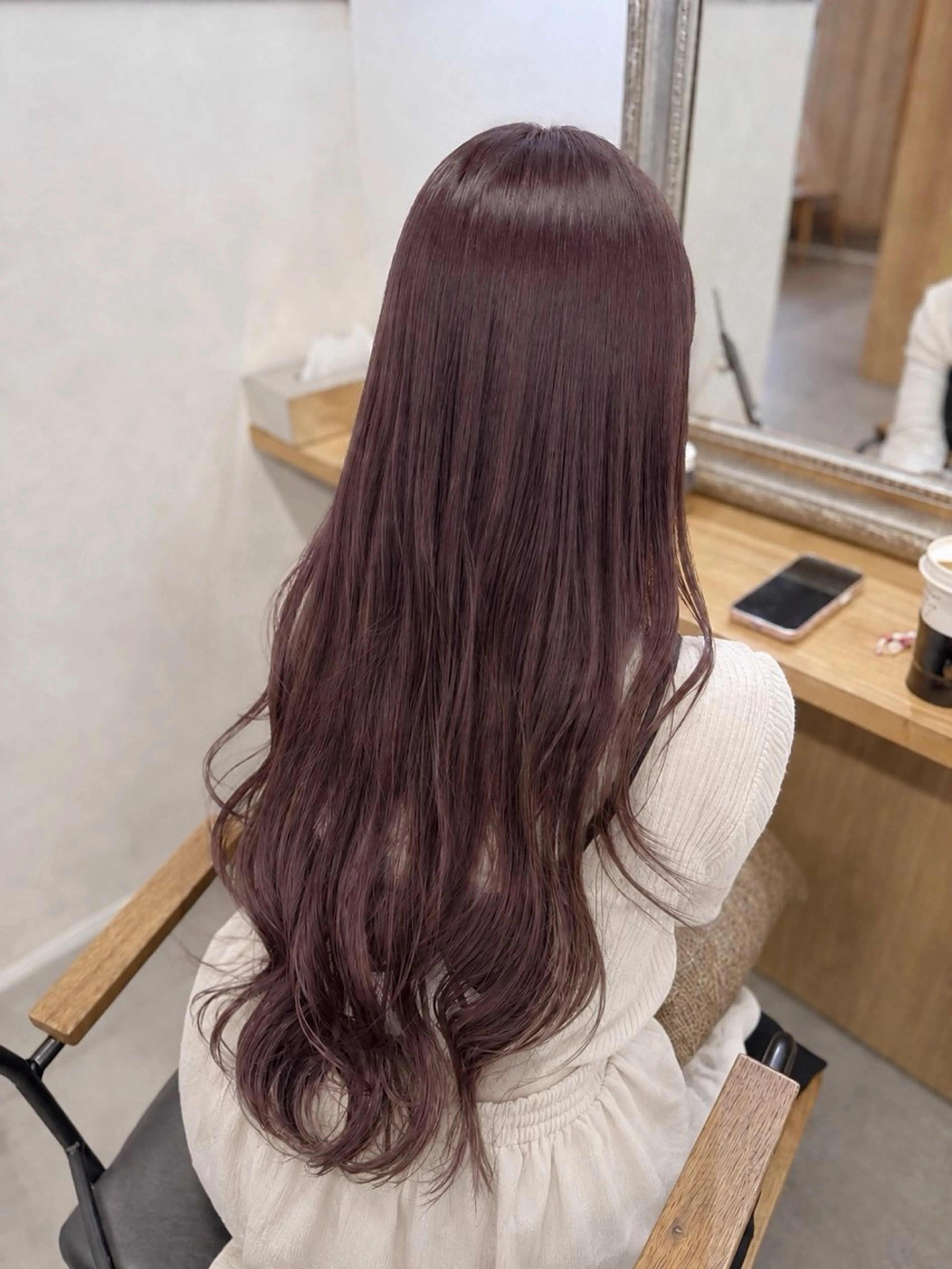 ロング ヘアカラー トリートメント カット/縮毛 矯正/表参道/麻衣のヘアスタイル