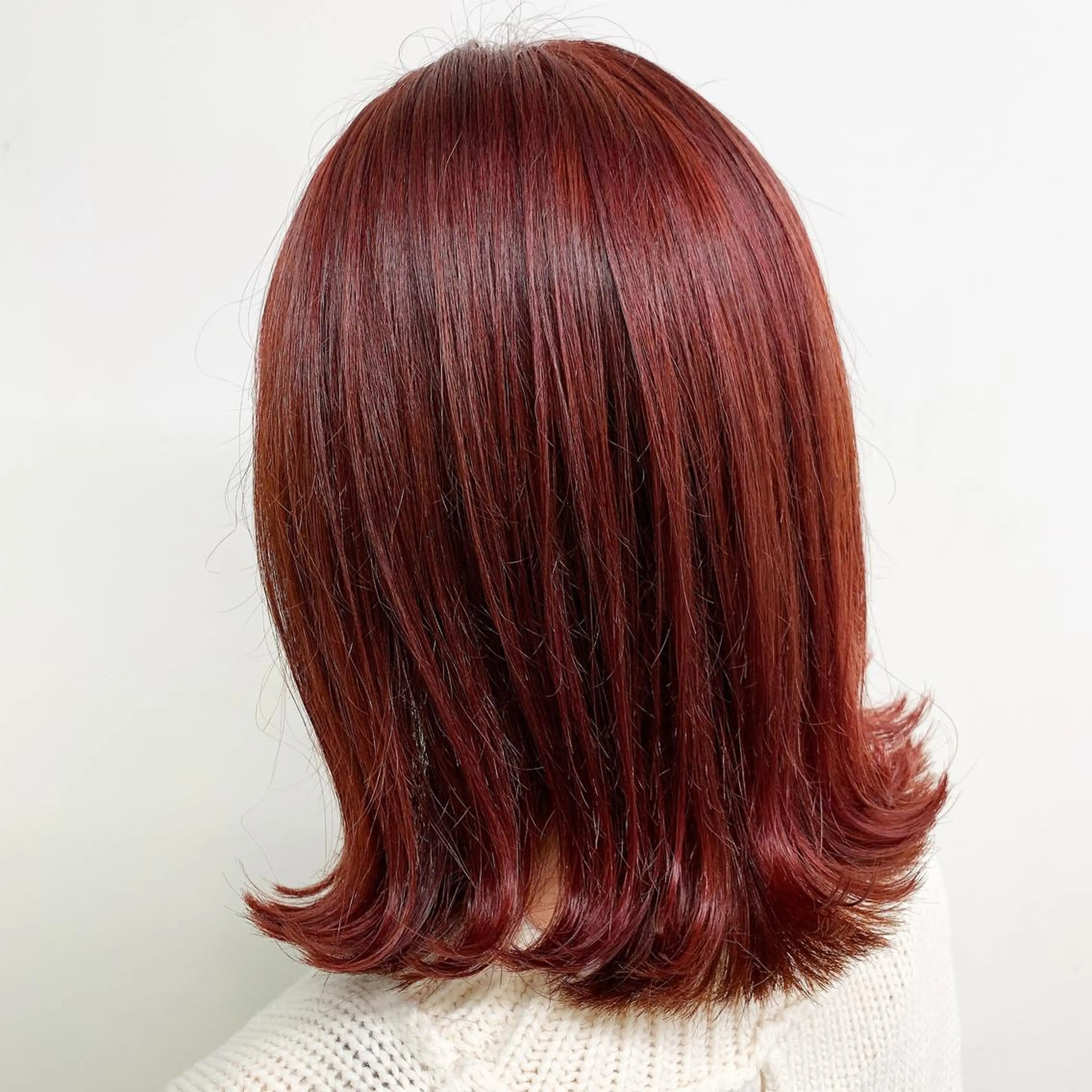 セミロング カラー カット 縮毛矯正 トリートメント 透明感・トレンドヘア 🫧齋藤拓未🫧のヘアスタイル