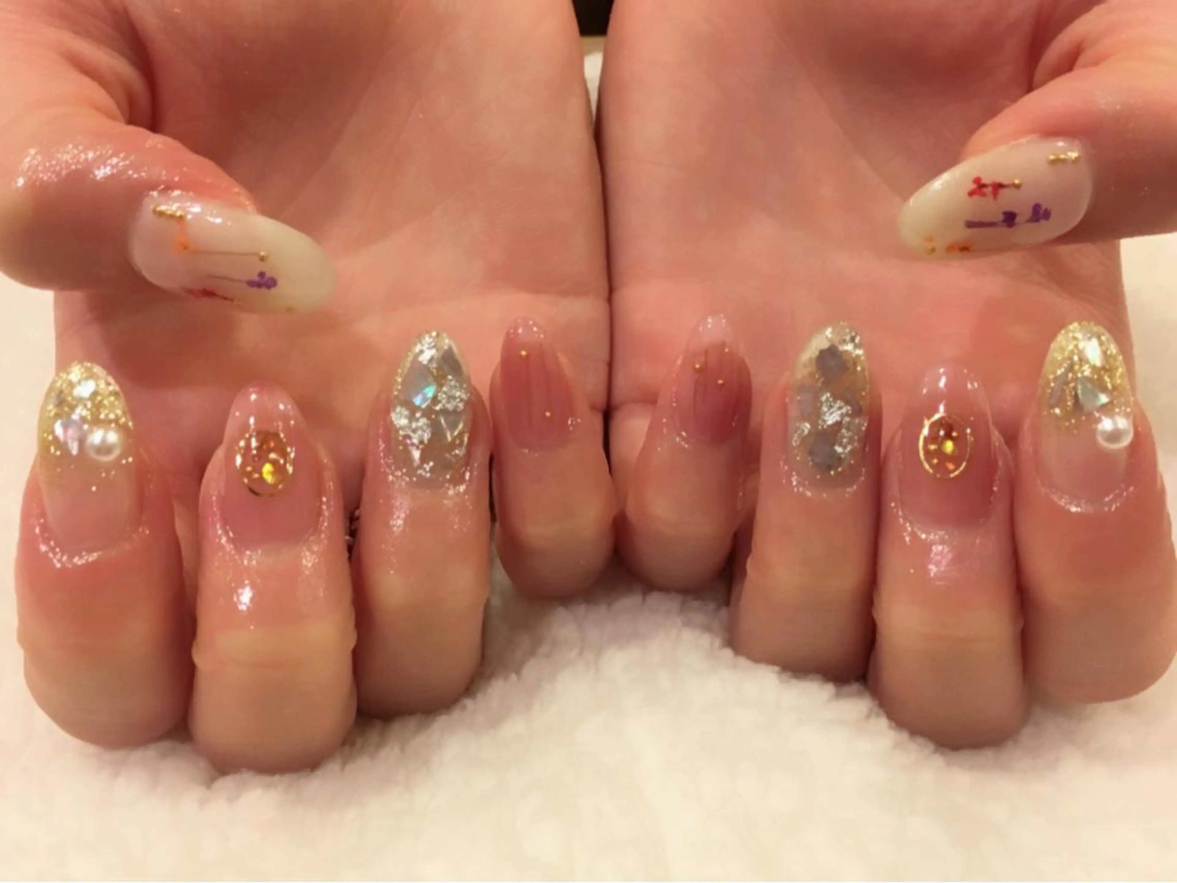 ネイル ハンドネイル にしぐち はるかのネイルデザイン