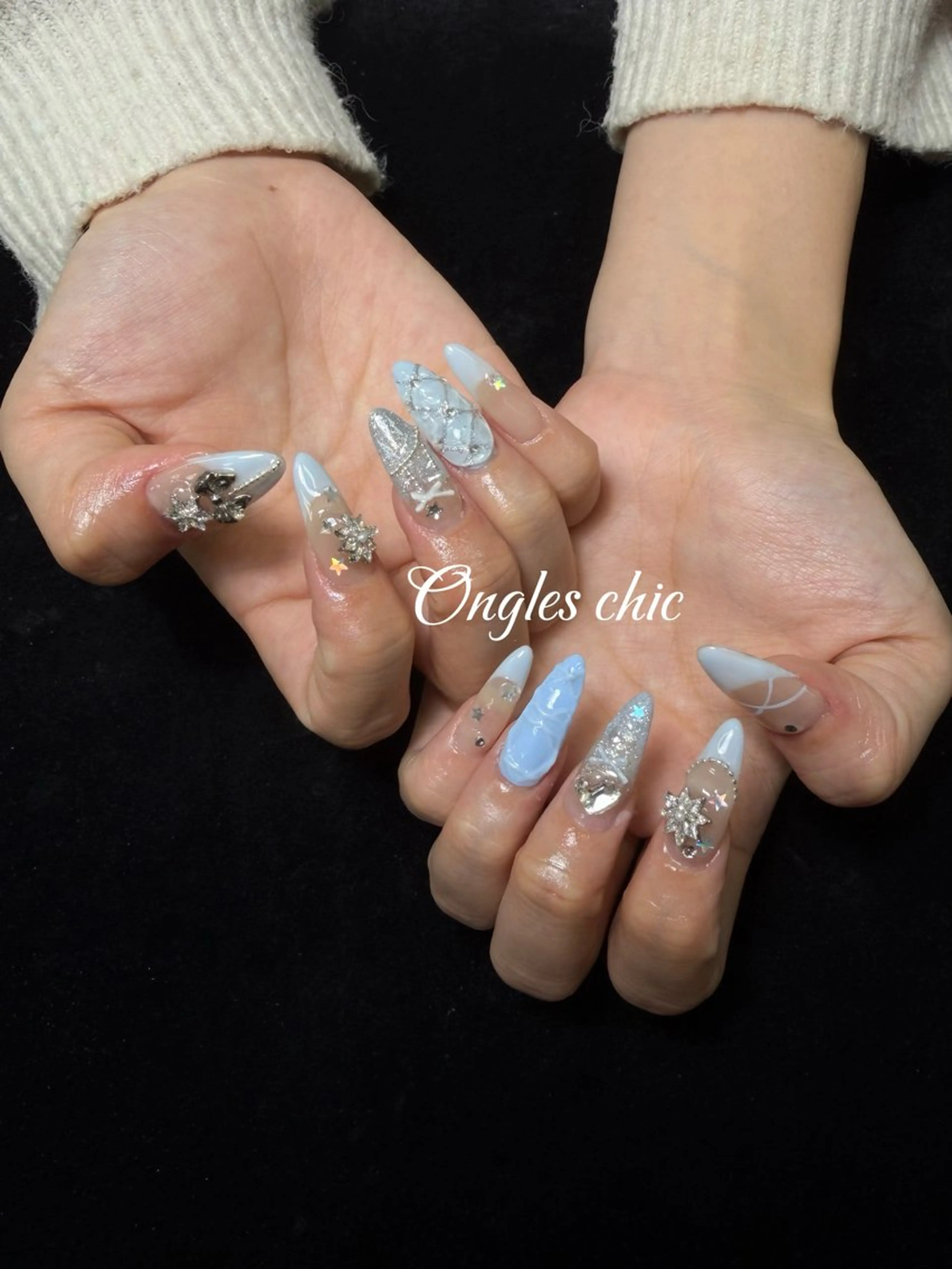 ネイル ハンドネイル ongles chicのネイルデザイン