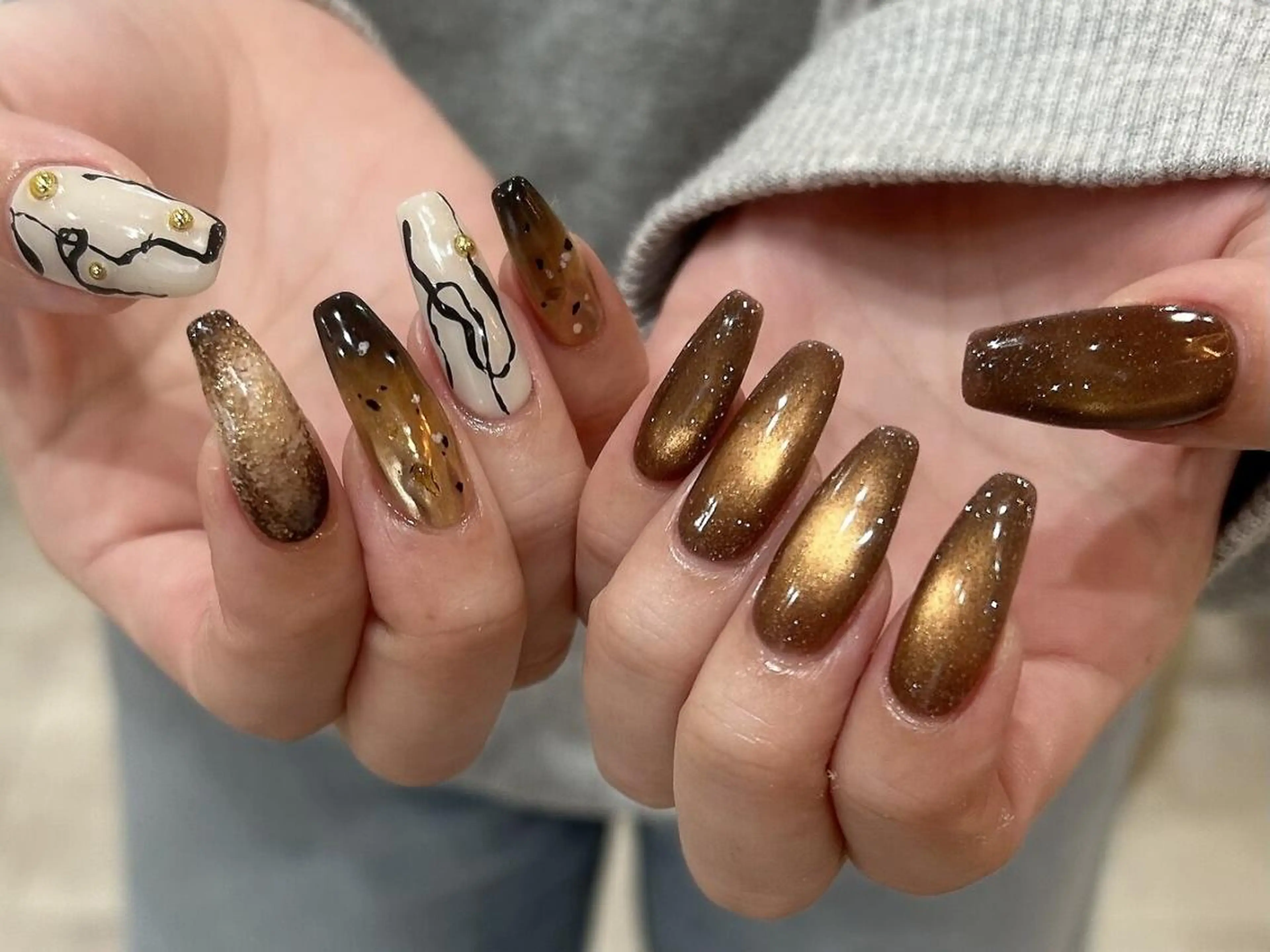 ネイル ハンドネイル パラジェル認定サロン N°nail 立川のネイルデザイン