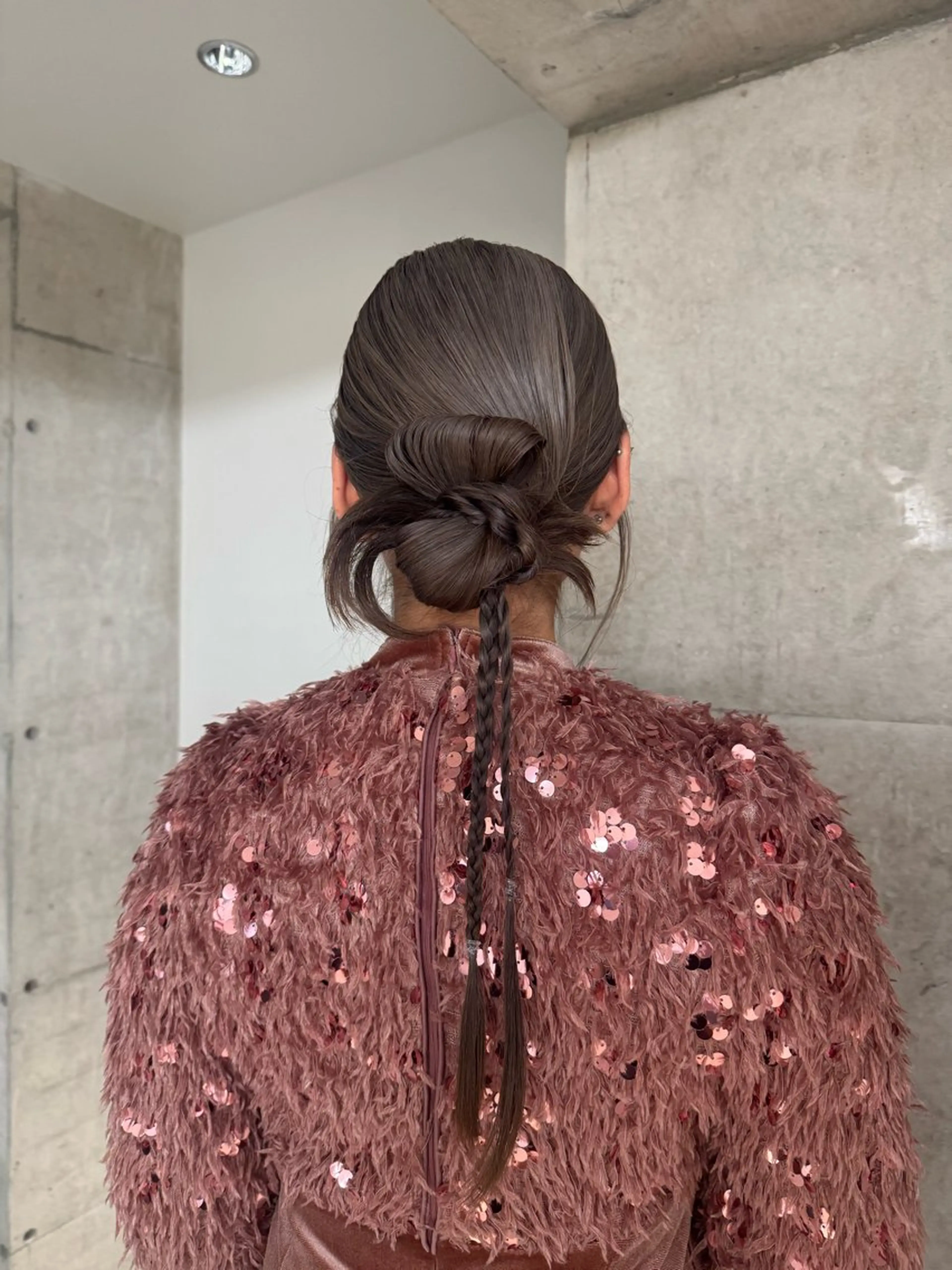 セミロング ヘアアレンジ ヘアセット MIES amane(アマネ)のヘアスタイル