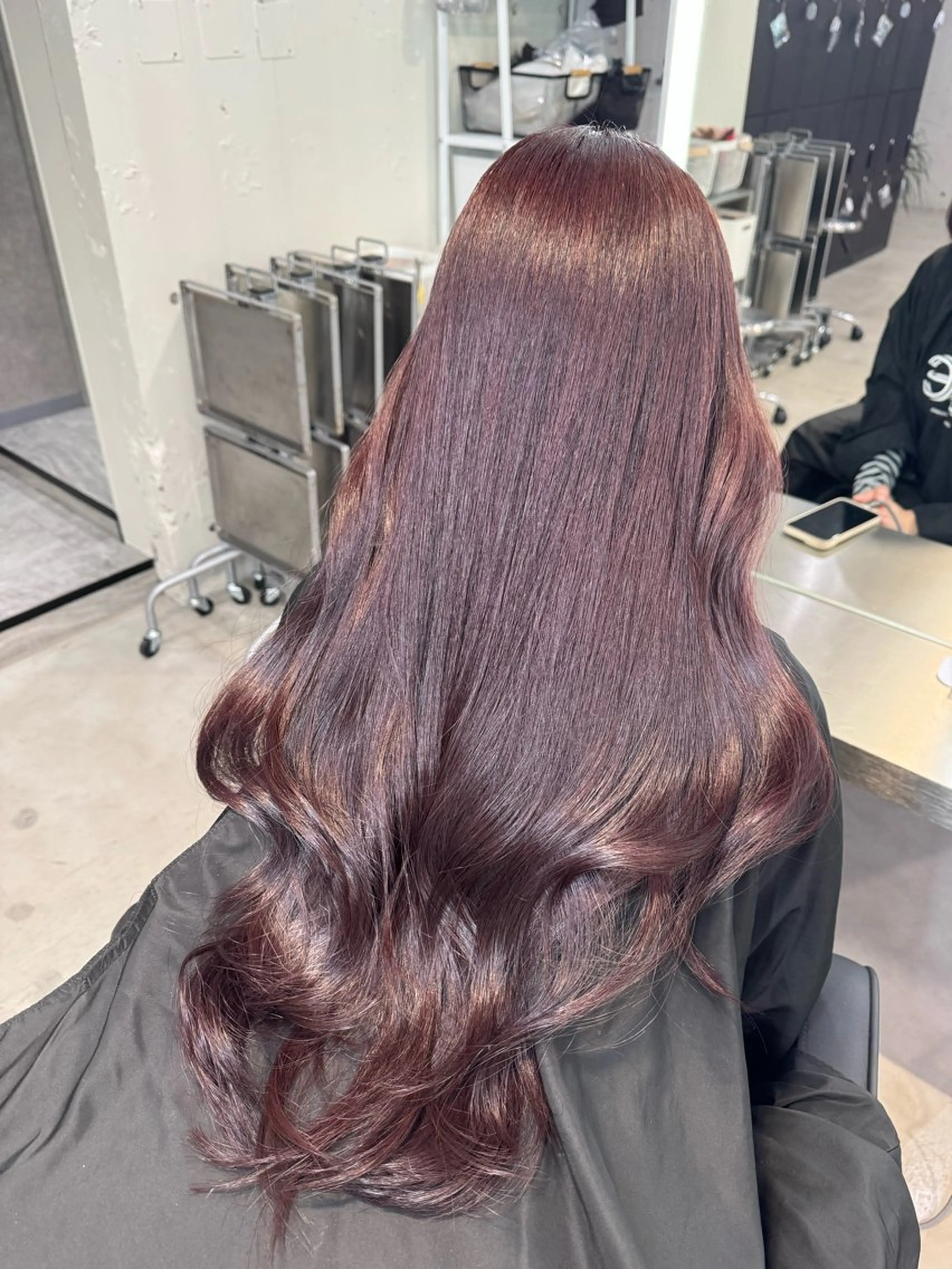 ロング カラー 艶カラー♡クール トレンドヘア♡アユミのヘアスタイル