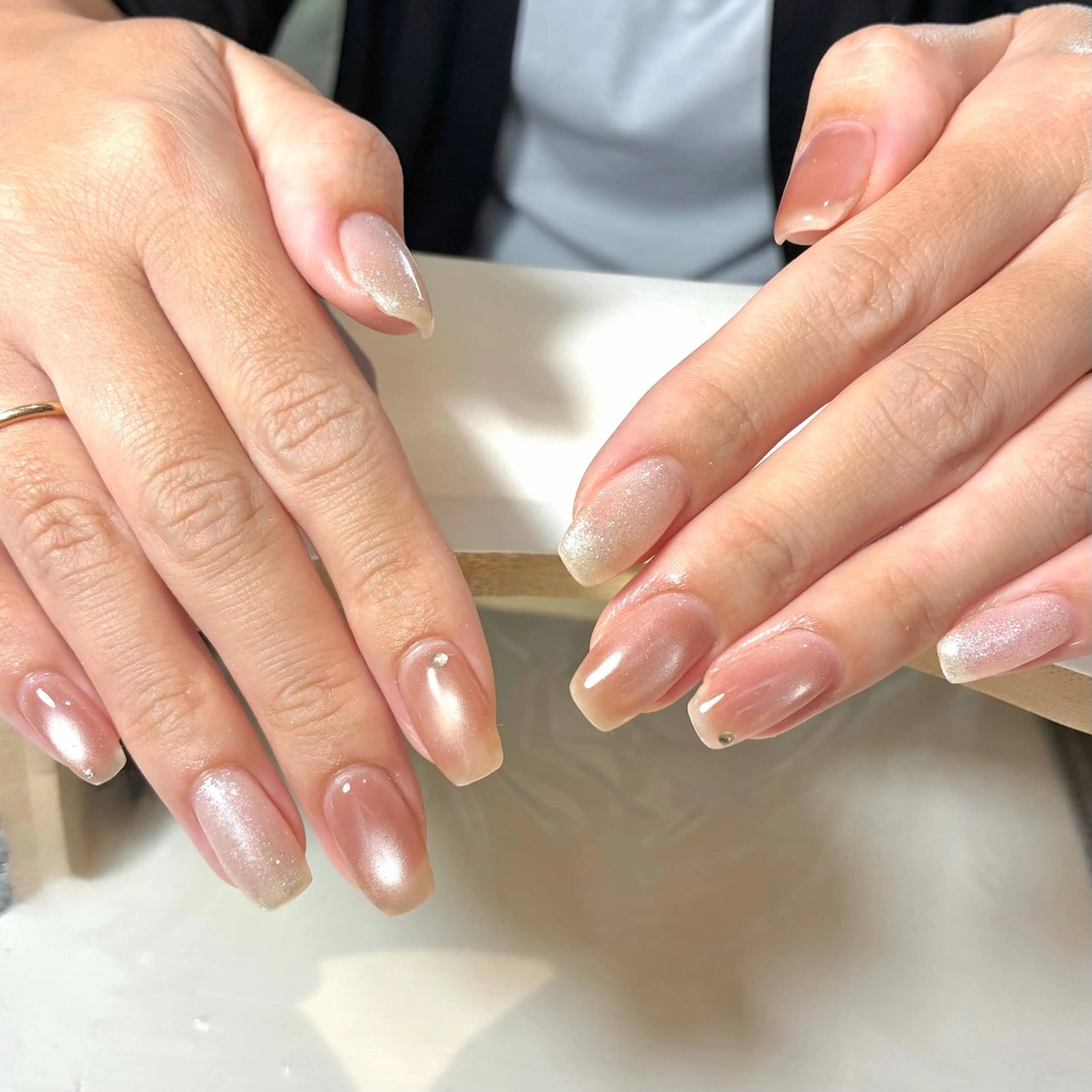 ネイル ラメ(グリッター) マグネットネイル milimili アンナのネイルデザイン