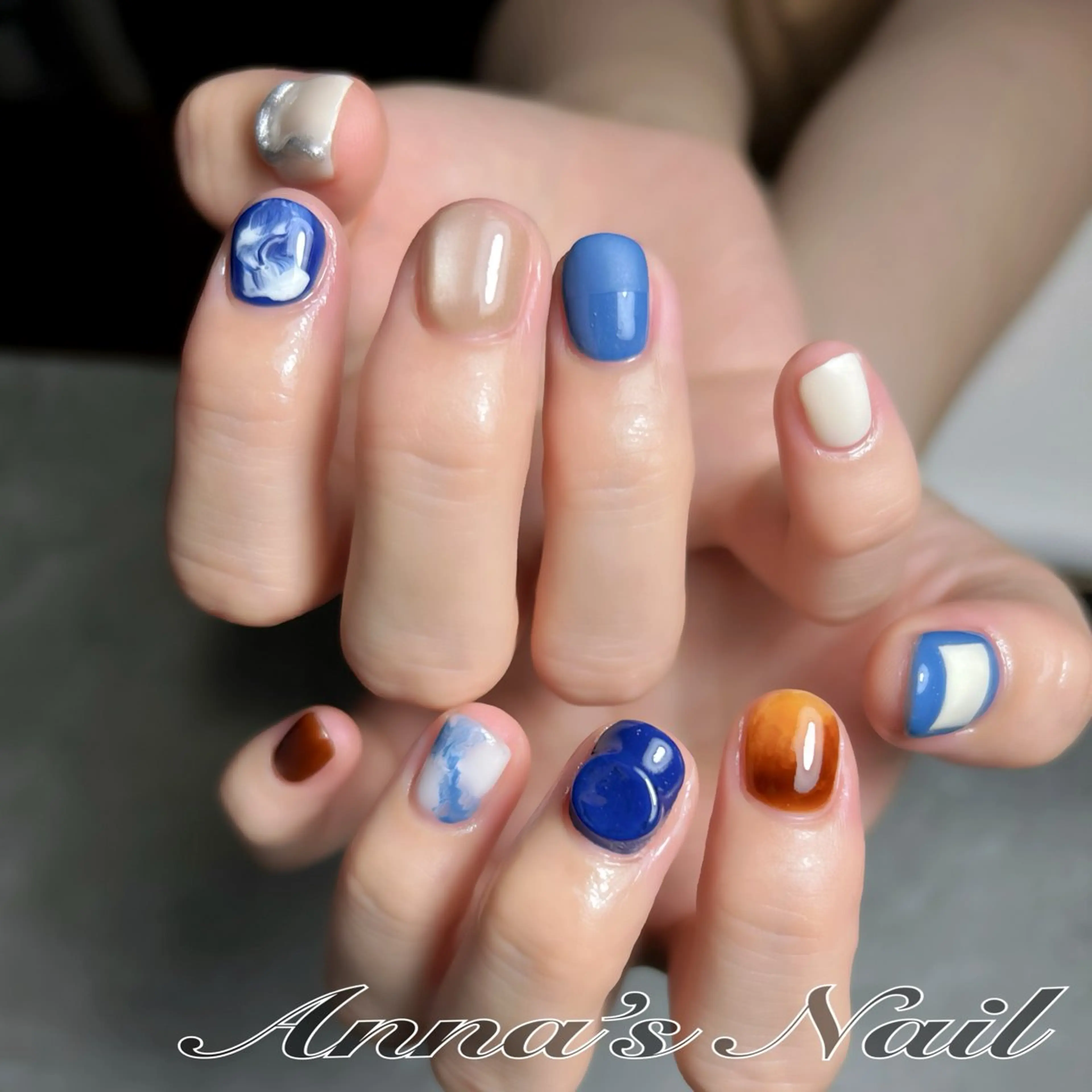 ネイル ハンドネイル 清口 杏奈のネイルデザイン