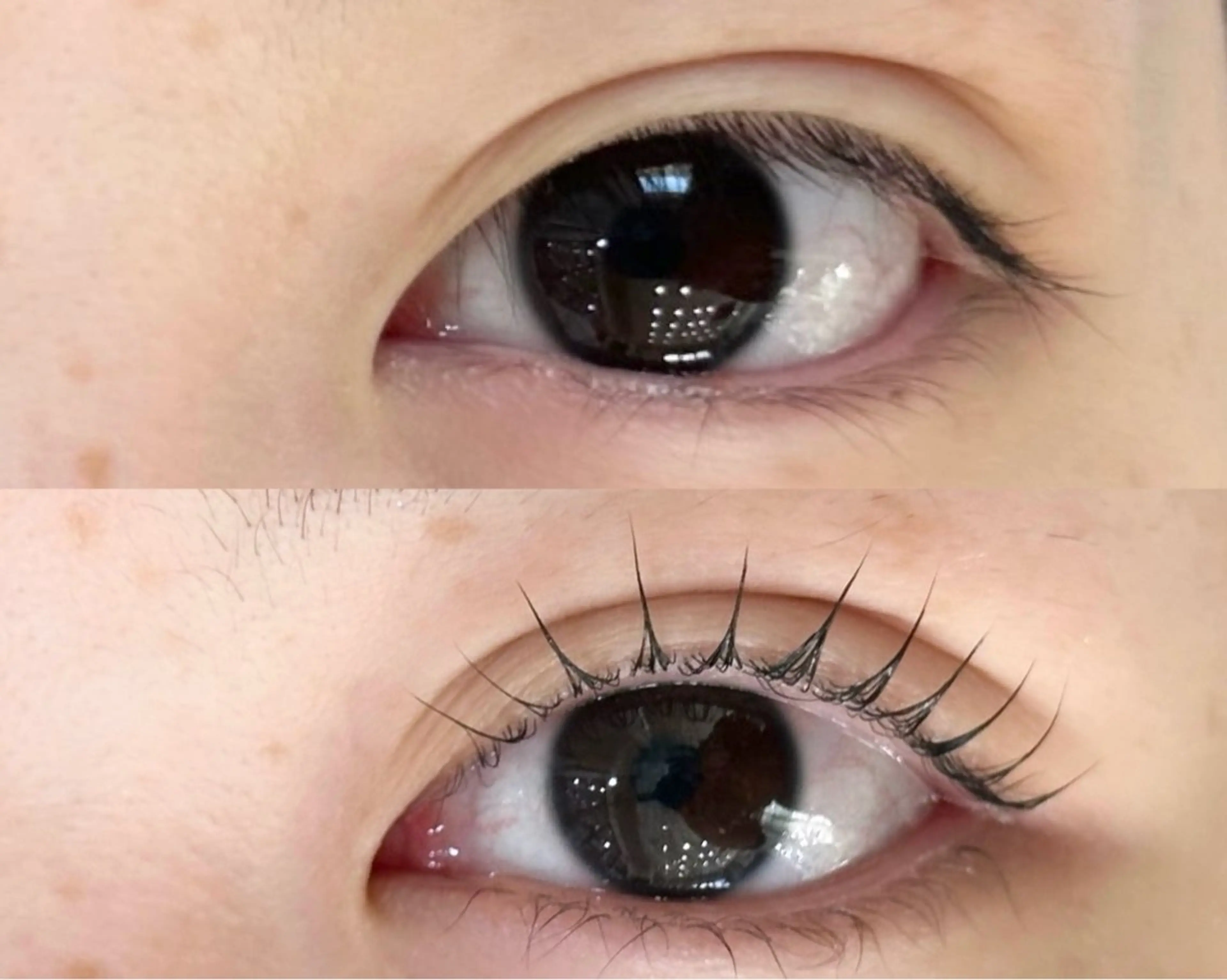 マツエク・マツパ 束感まつ毛 一重×まつ毛パーマ マツパ eyeHbe MAIのマツエク・マツパデザイン