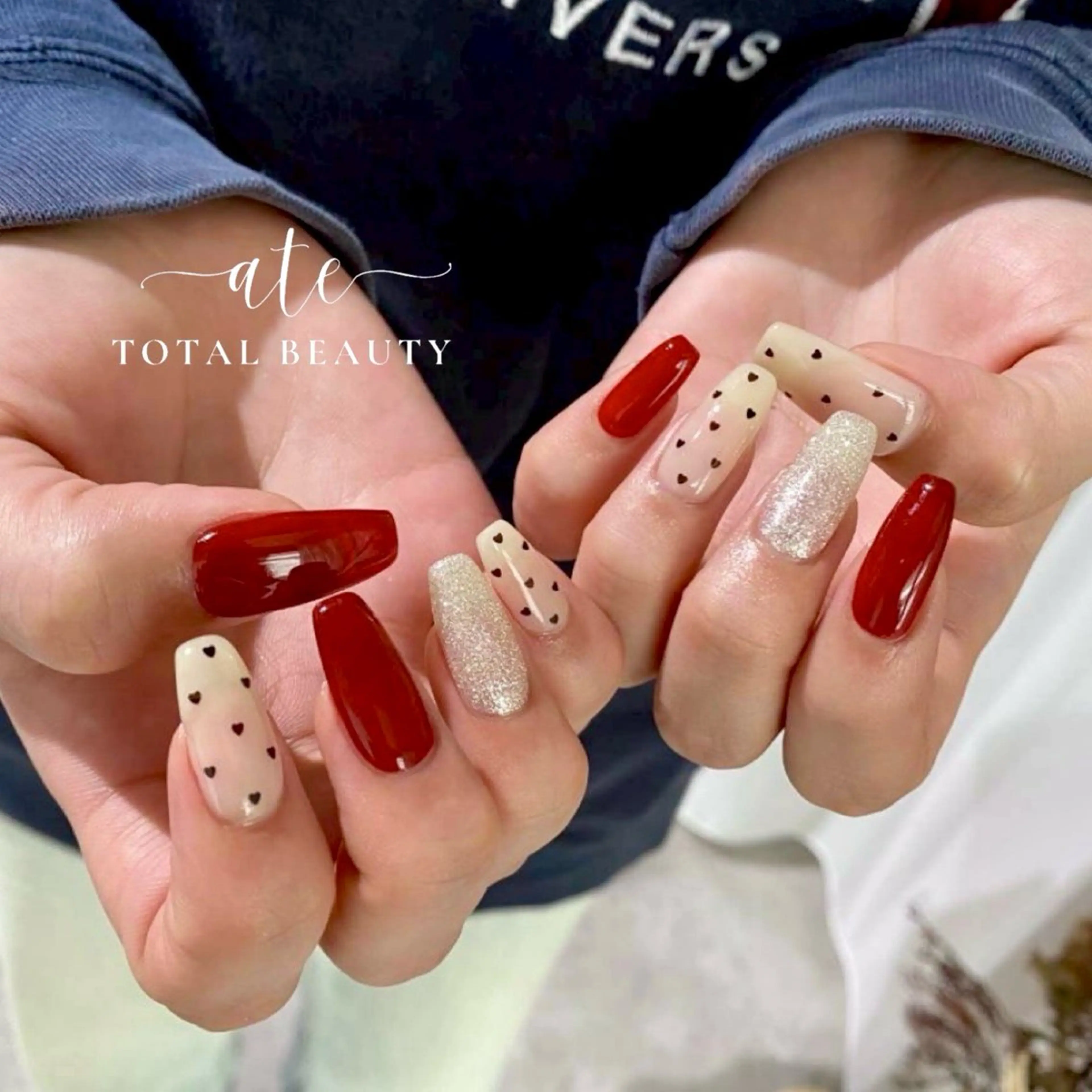 ネイル ハンドネイル Ate total beauty 新都心店所属・ate 新都心店 Arisaのネイルデザイン