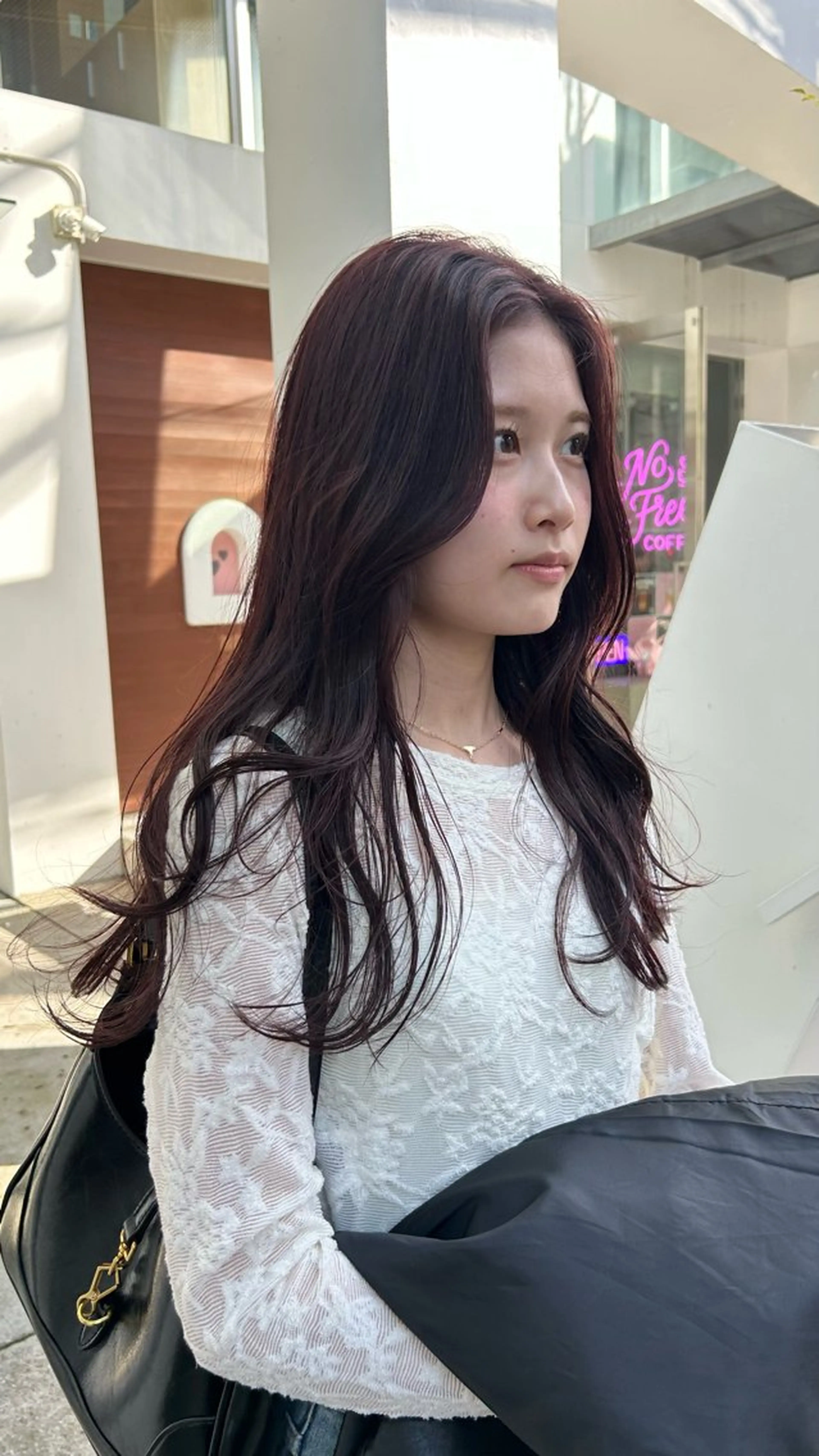 ロング カラー ヘアカラー じゅわっと暖色カラー 🍊Moemiのヘアスタイル