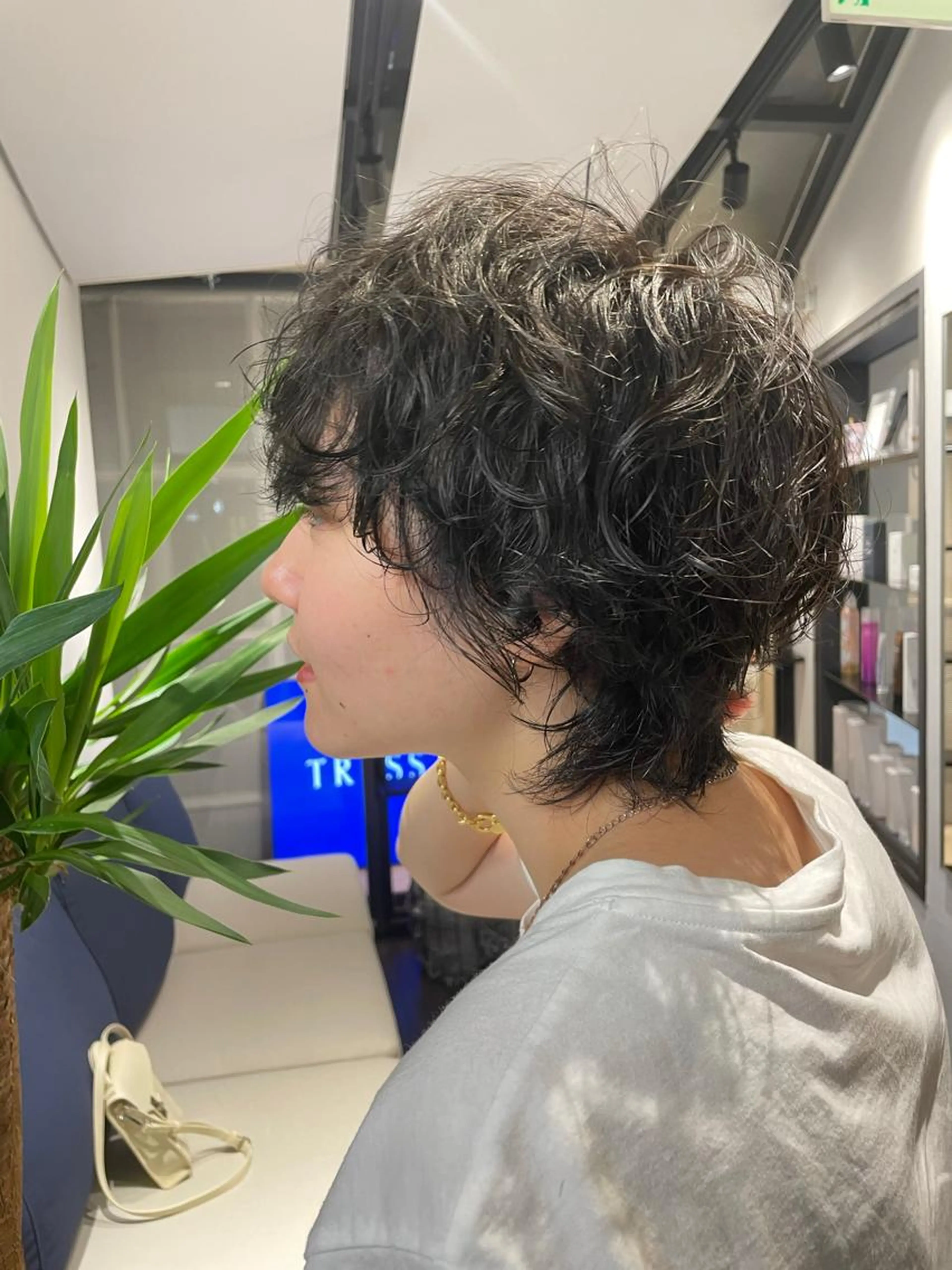 🔵メンズレディースカット✂️+似合わせ艶リッチパーマ🍀の写真