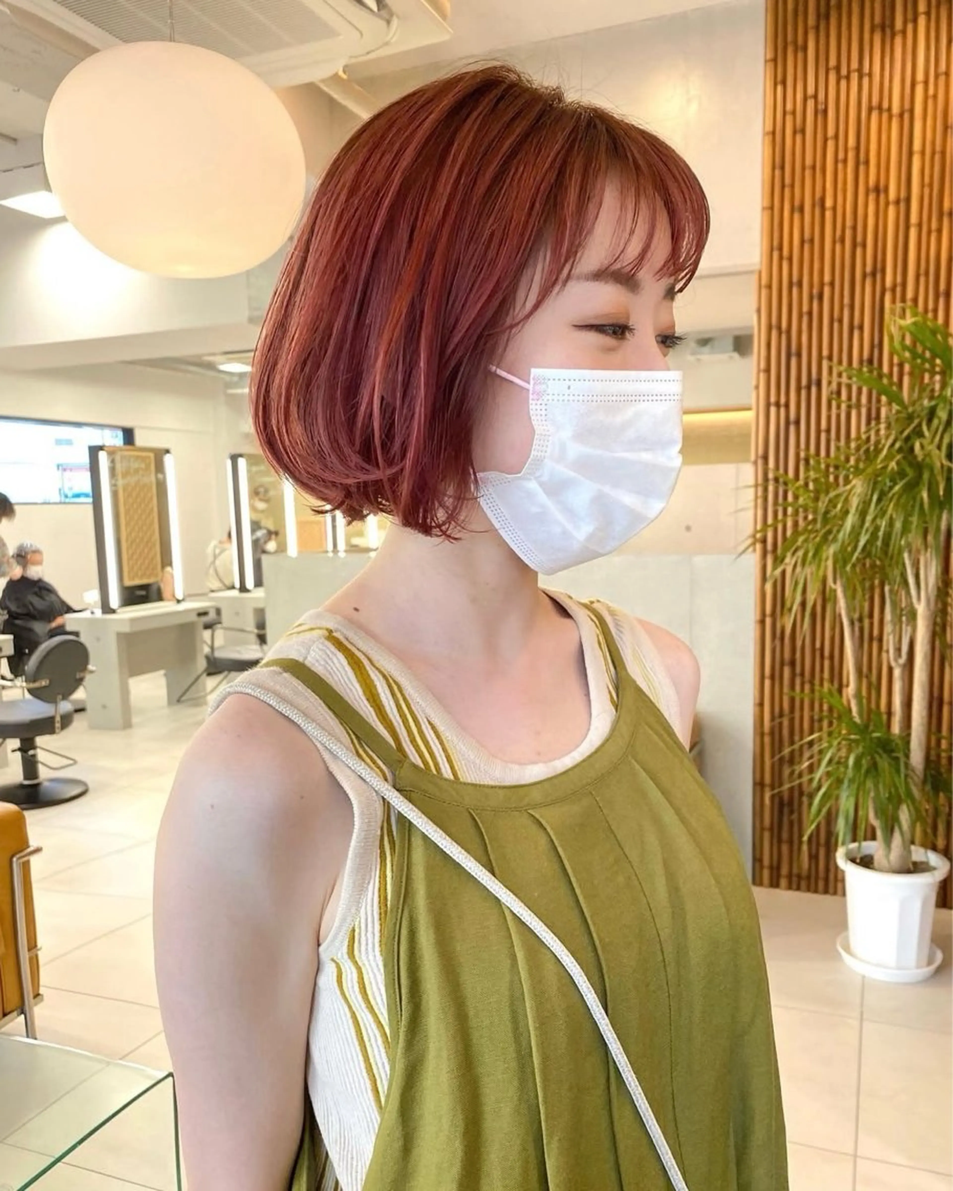 ショート カラー ピンクカラー パープルカラー ヘアカラー トリートメント 🖤顔まわり 盛れヘア⟡アズサ🖤のヘアスタイル