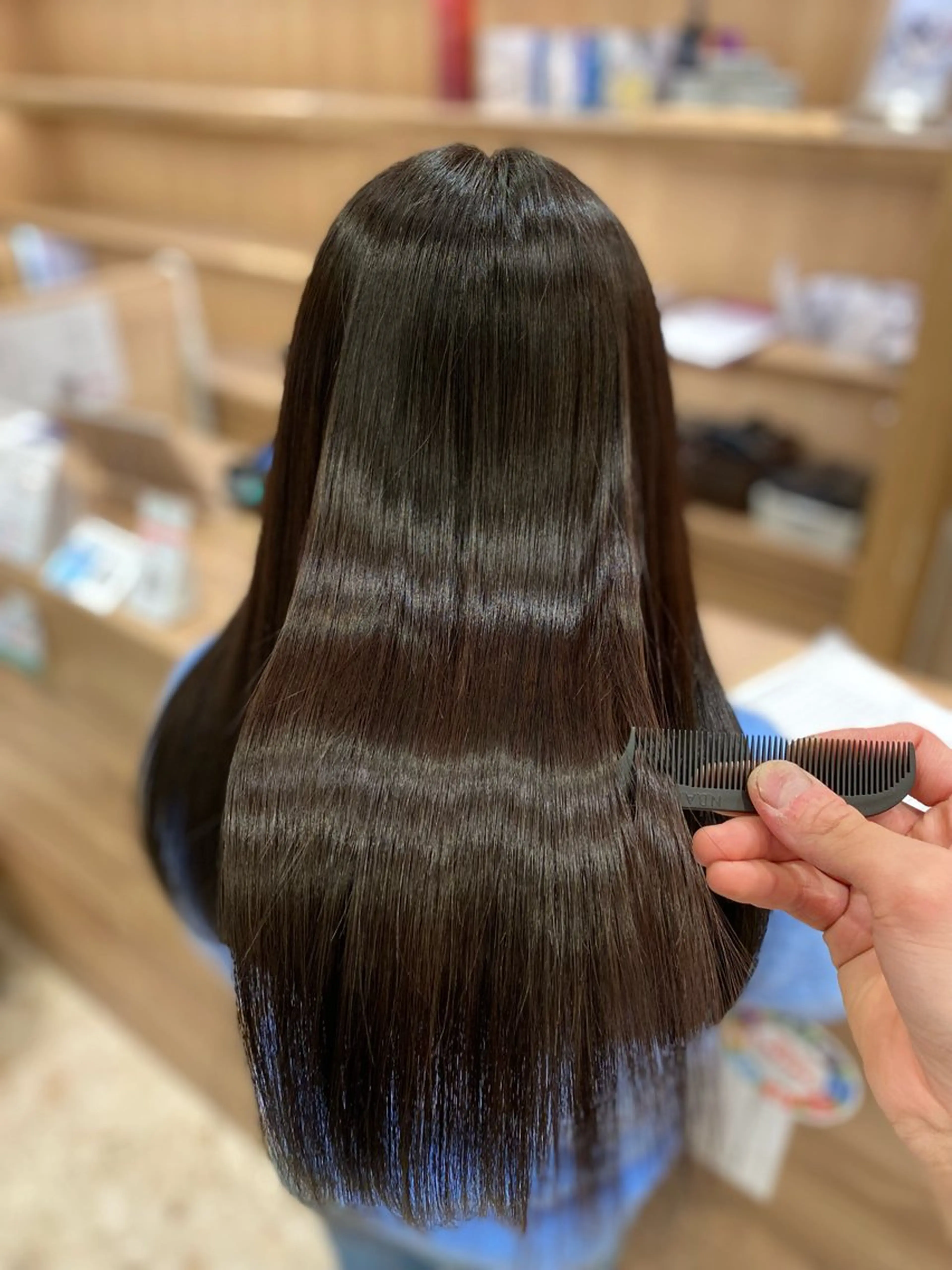 ロング カラー ケアカラー 髪質改善 トリートメント レイヤー/艶カラー /韓国ヘア/高松のヘアスタイル