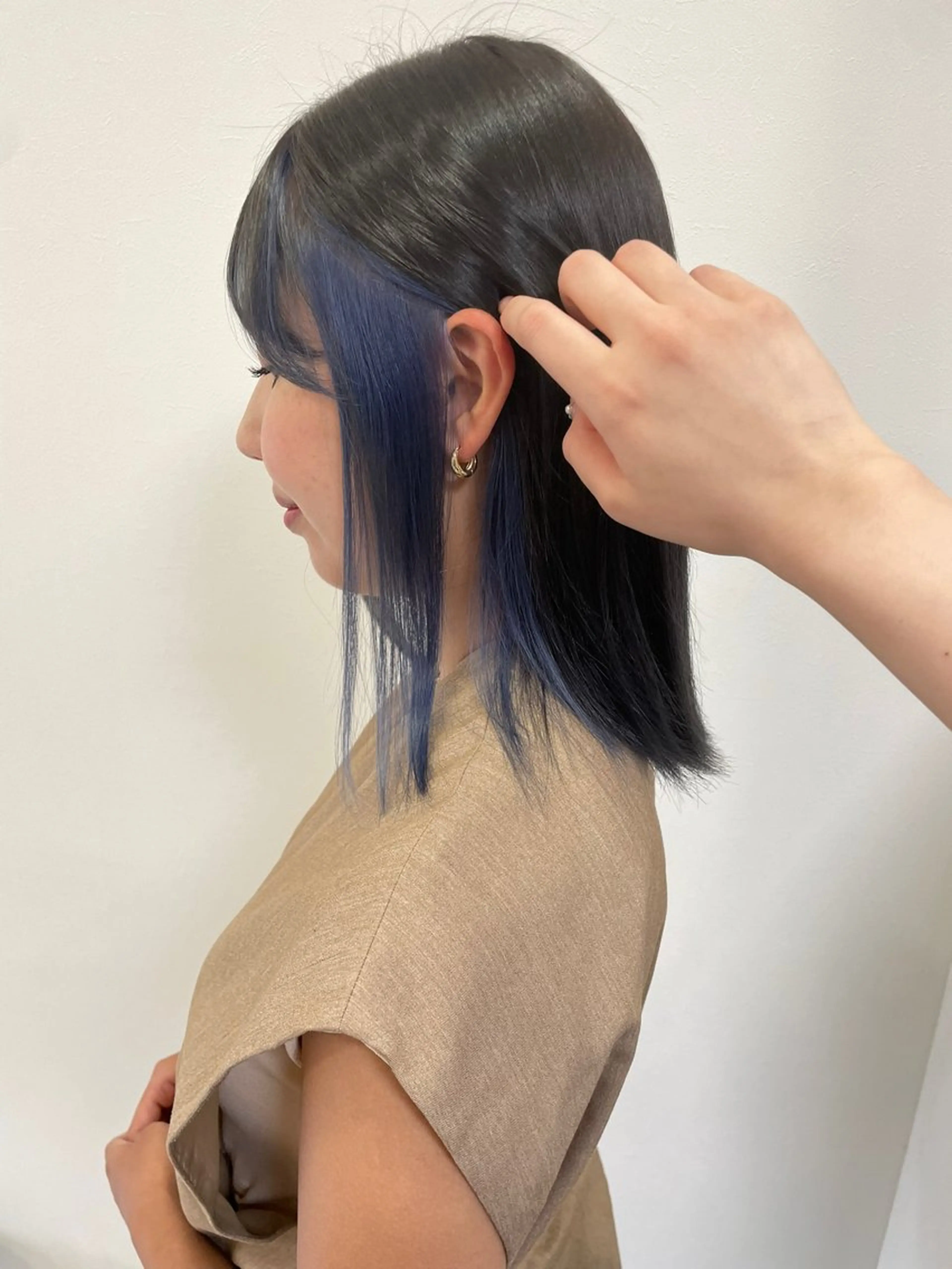 ミディアム カラー カット ヘアカラー トリートメント 向日葵🌻 /レディースカットのヘアスタイル