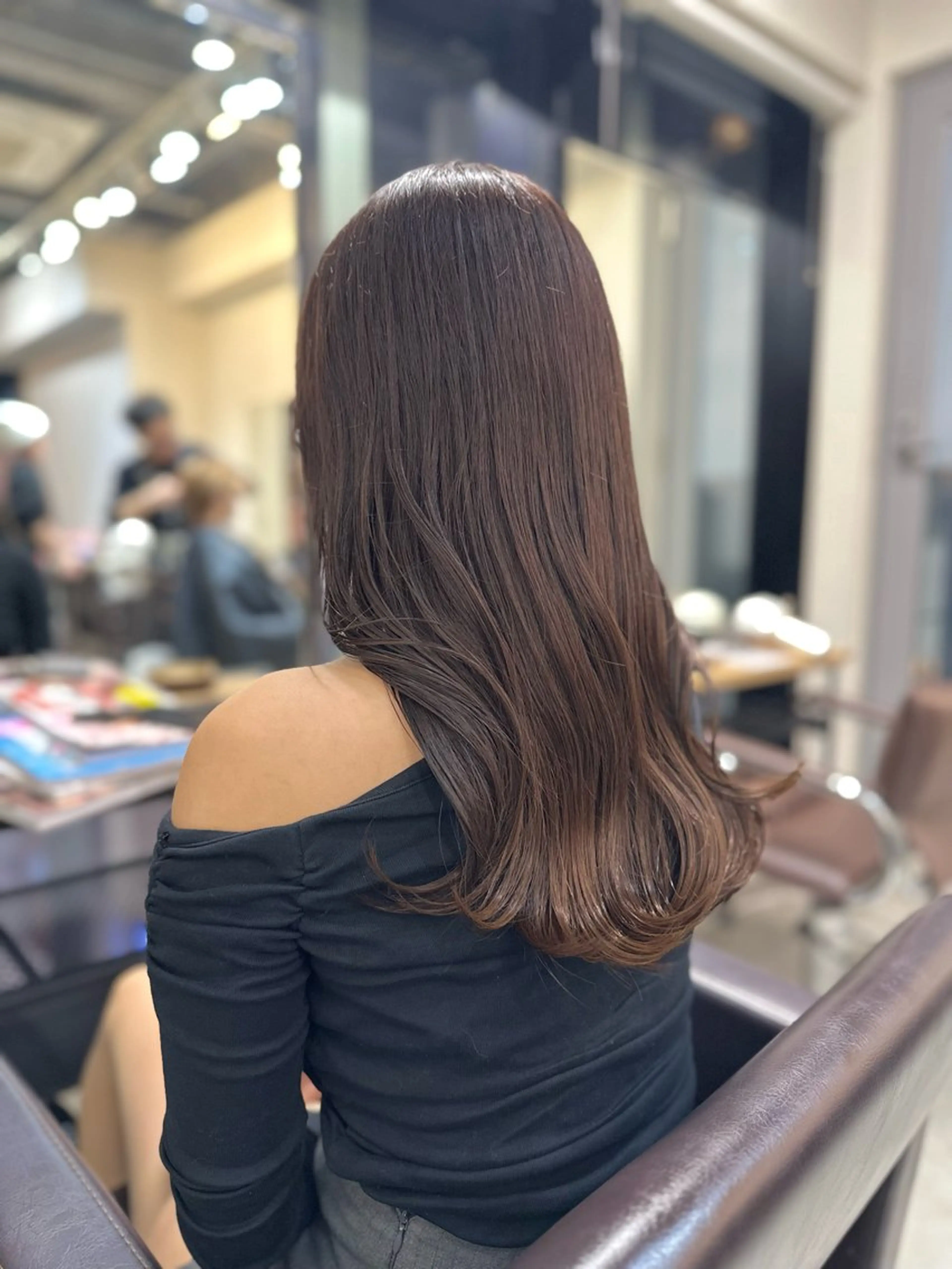 ロング カラー パーマ カット パーマ トリートメント 平日オススメ✨ プチプラ✨山下のヘアスタイル