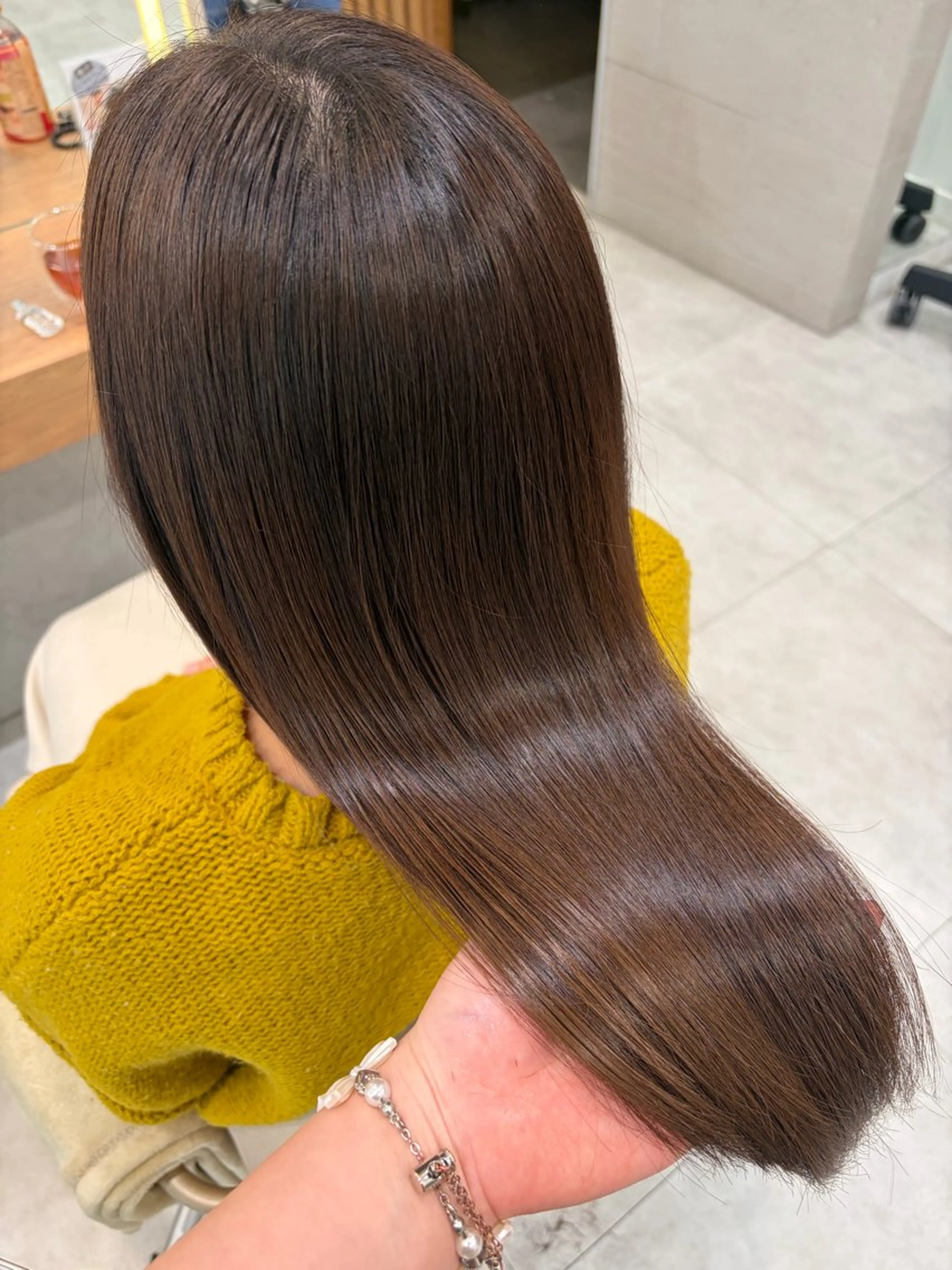 ミディアム ヘアカラー トリートメント ヘッドスパ 津田和希 /透明感カラー🩶のヘアスタイル