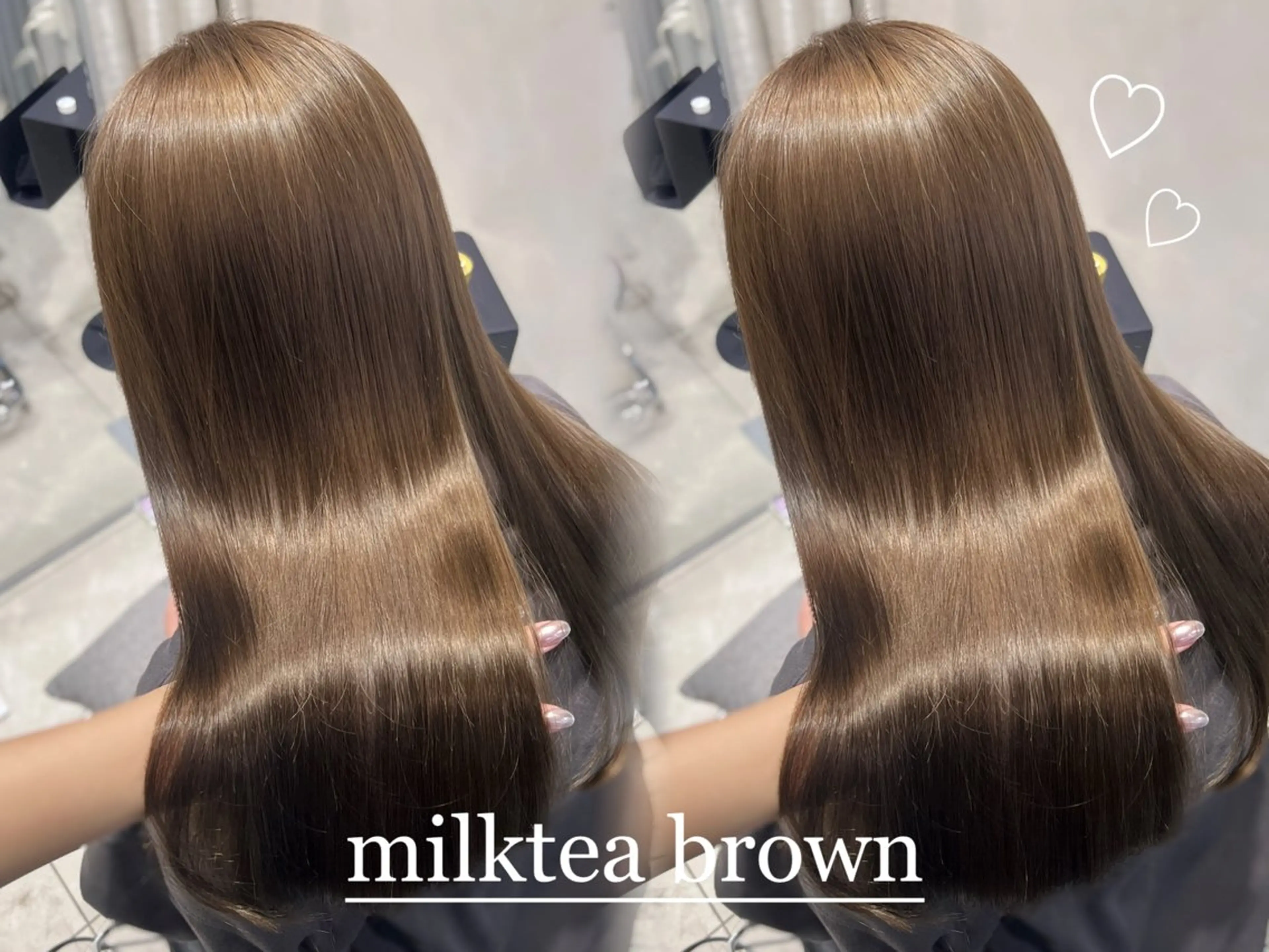 ロング カラー ブリーチ ブラウンカラー 透明感カラー カット ヘアカラー トリートメント 韓国レイヤー×モテ髪 /MITSUKI🤍のヘアスタイル