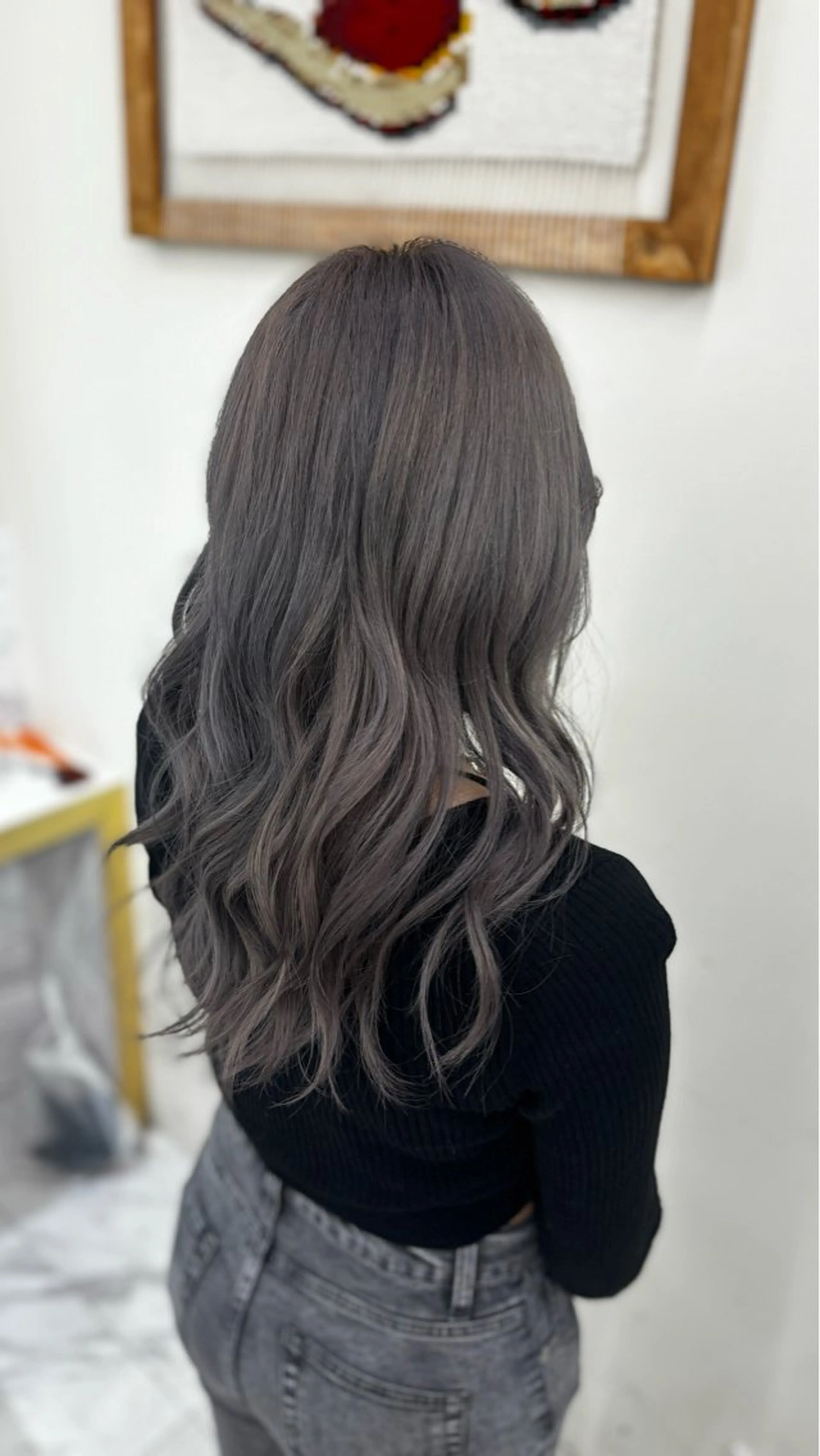 カラー ストンボブ/ 縮毛矯正/岩澤脩太のヘアスタイル