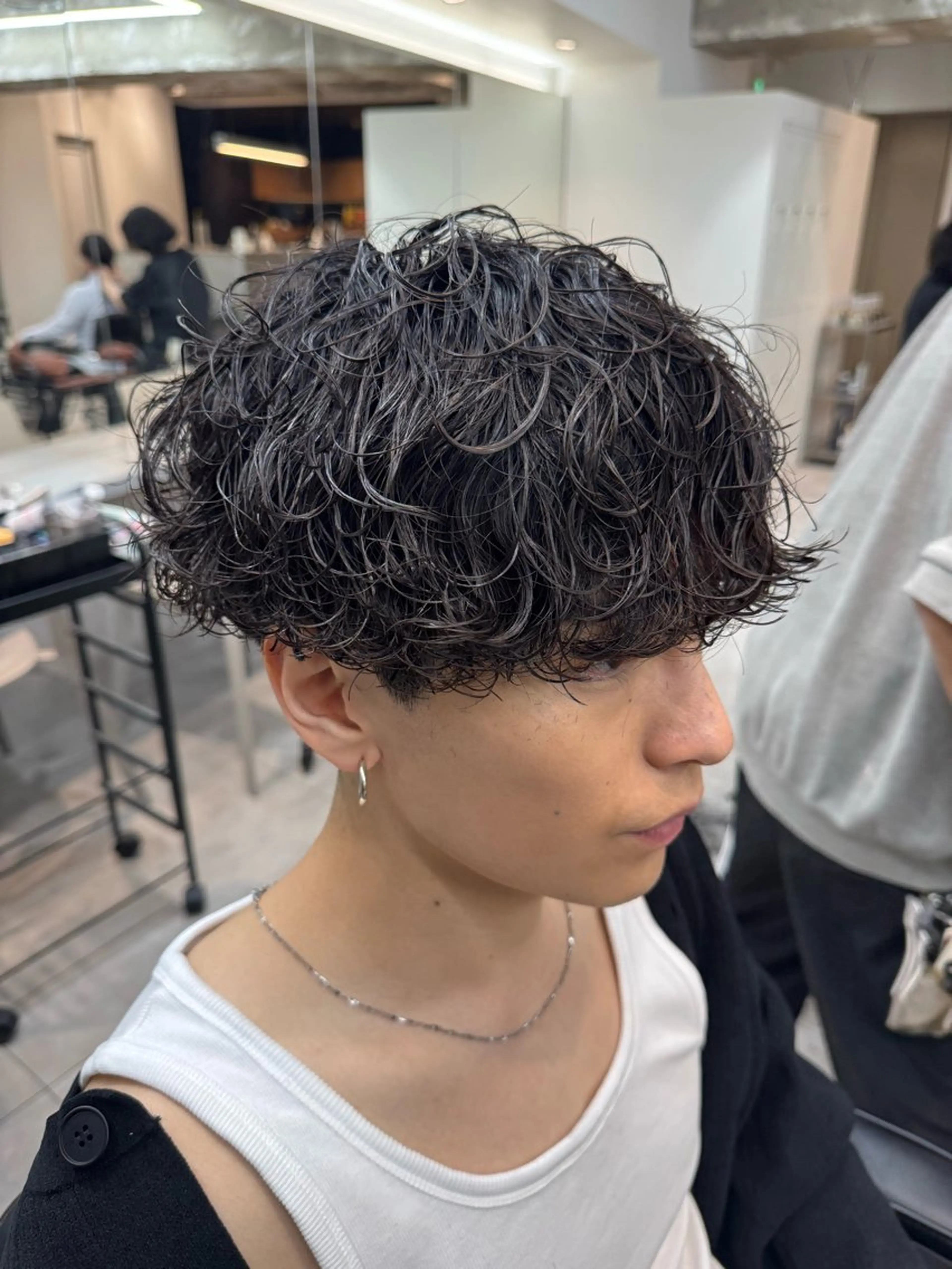 パーマ メンズ メンズパーマ カット パーマ 大宮メンズ特化/パー マ職人/小川藍人のヘアスタイル
