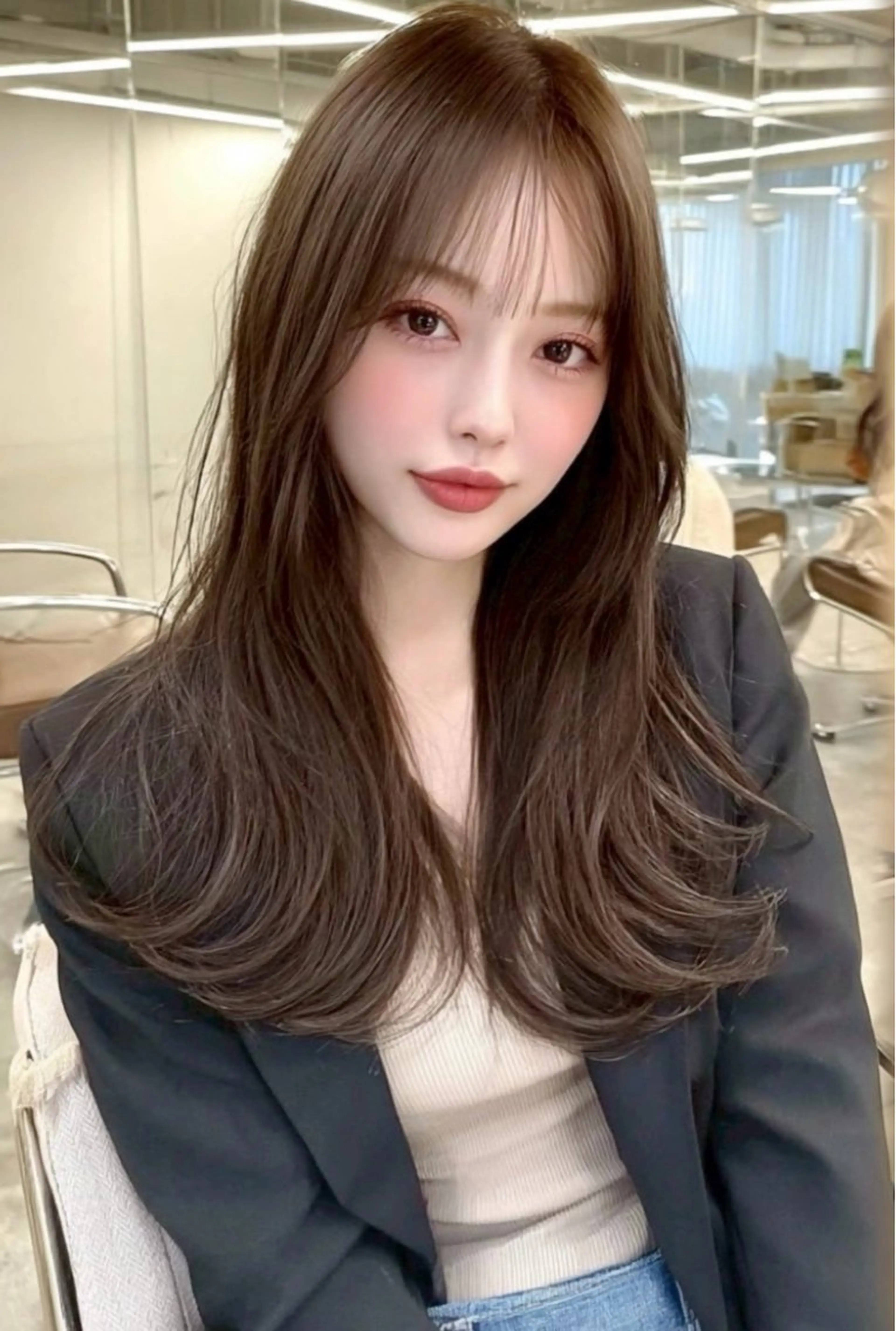 【ブリーチなし】ダブルカラー＋髪質改善トリートメントの写真