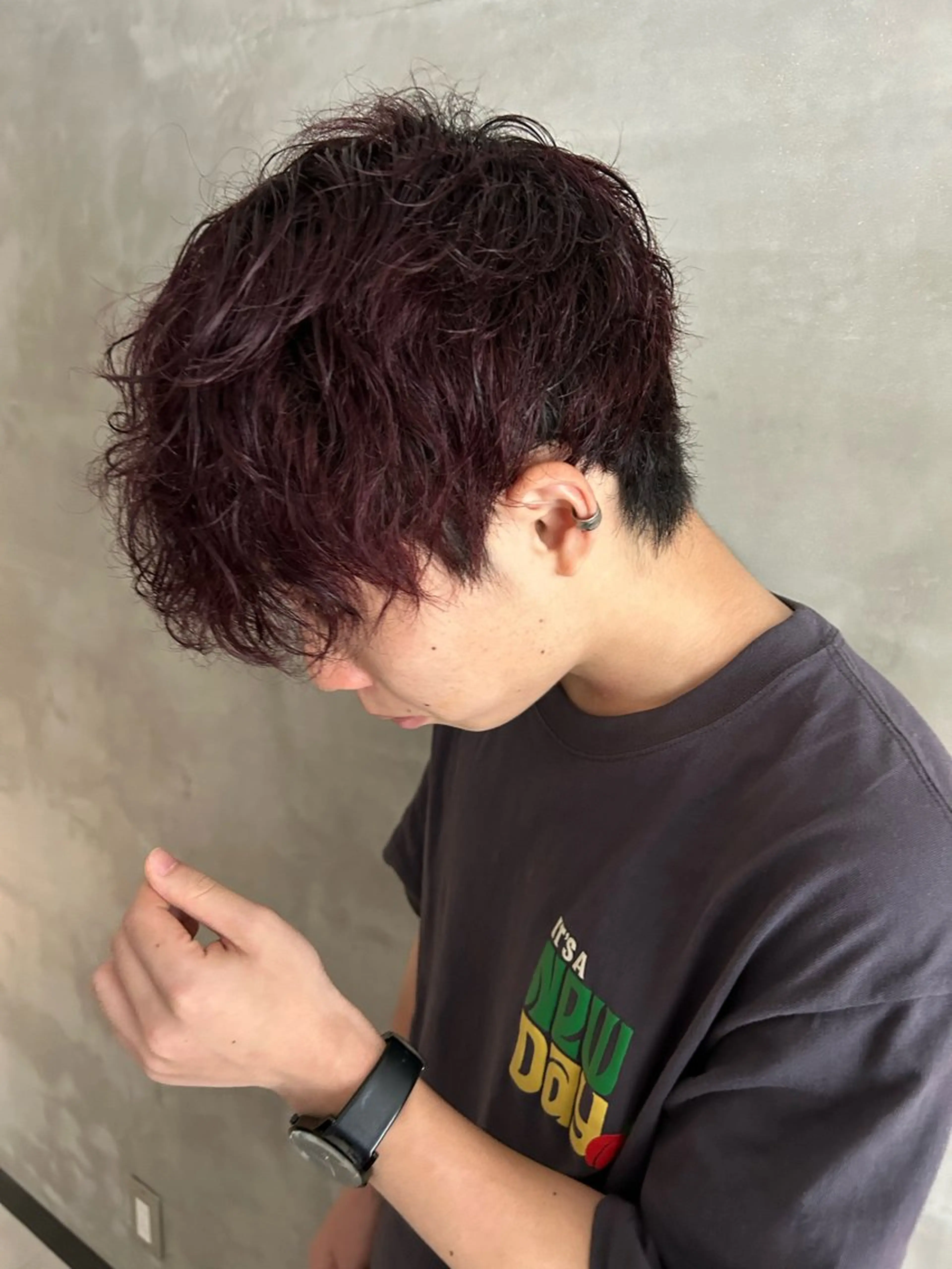 ショート カラー メンズ タナカ カナ🫧のヘアスタイル