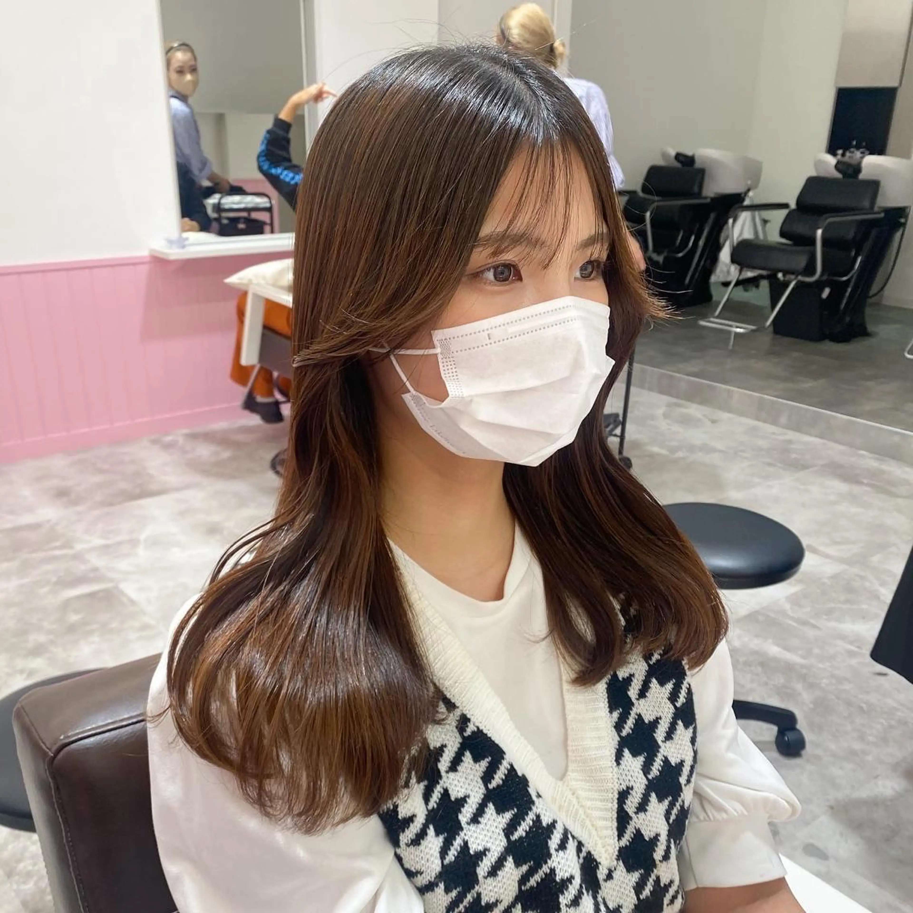 ロング 髪質改善韓国レイヤー SHIORI🦋のヘアスタイル