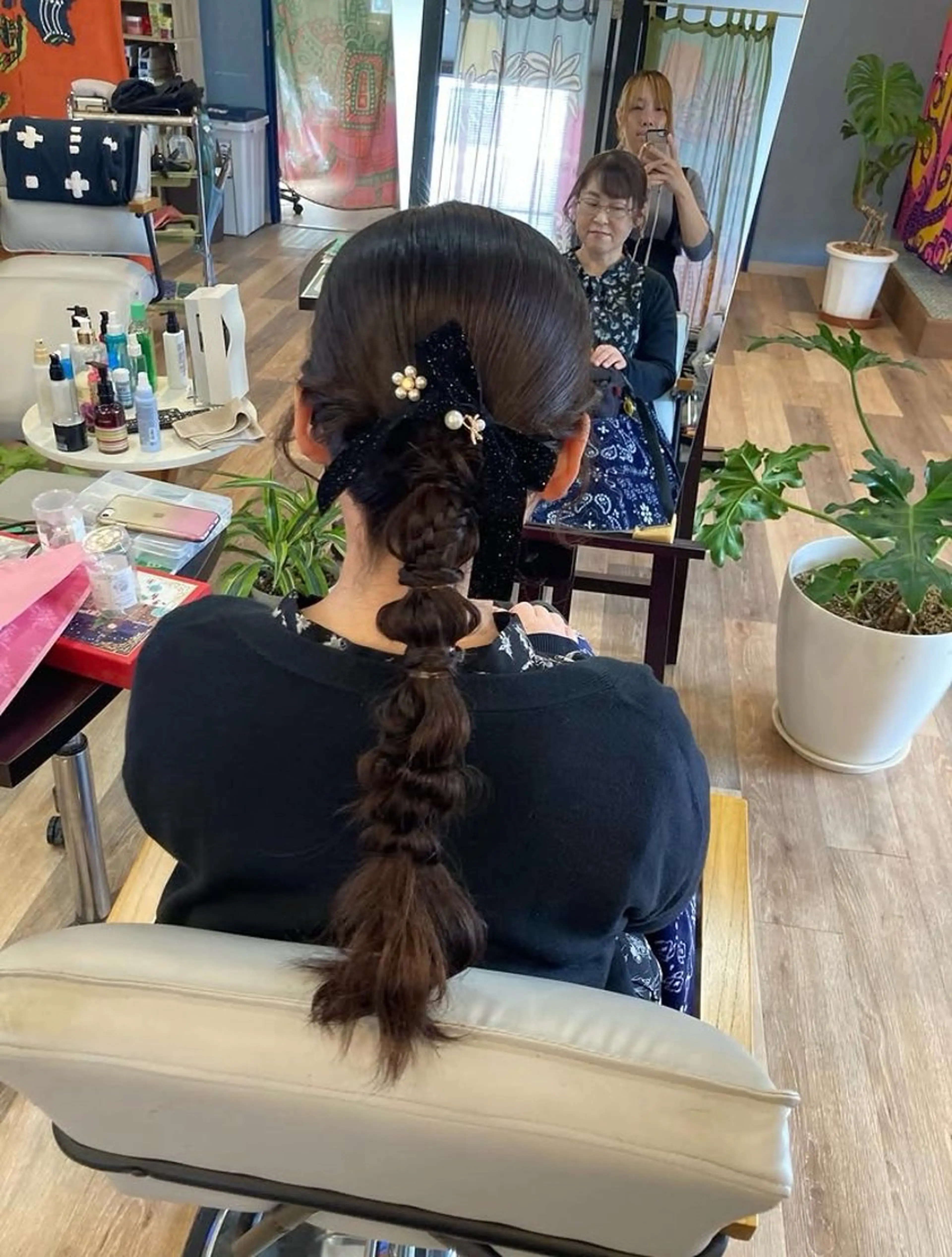 ロング ヘアセット 中野 紹江のマツエク・マツパデザイン