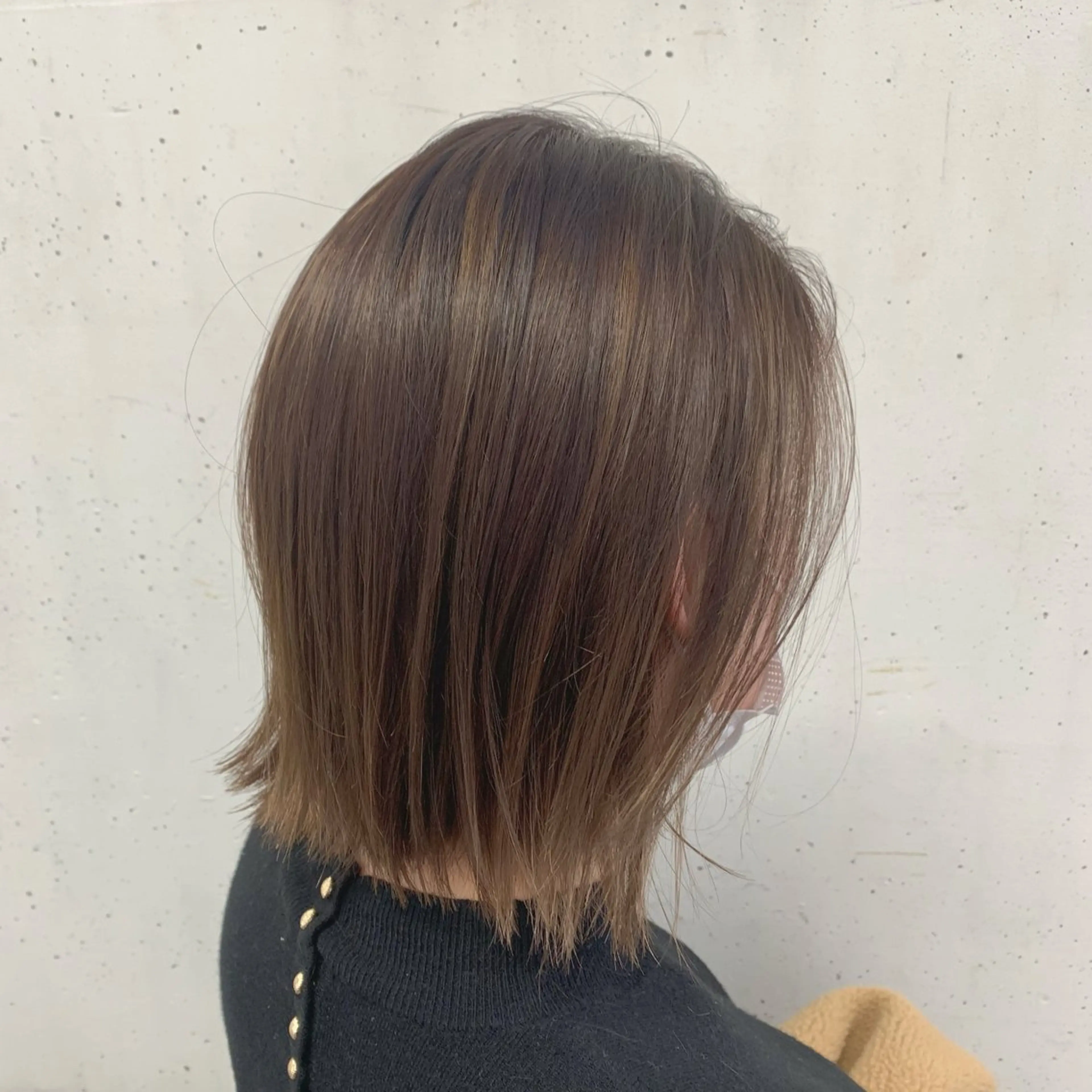 ミディアム ハイライト 髪質改善 韓国風ヘア 似合わせカット 服部 哲生のその他イメージ