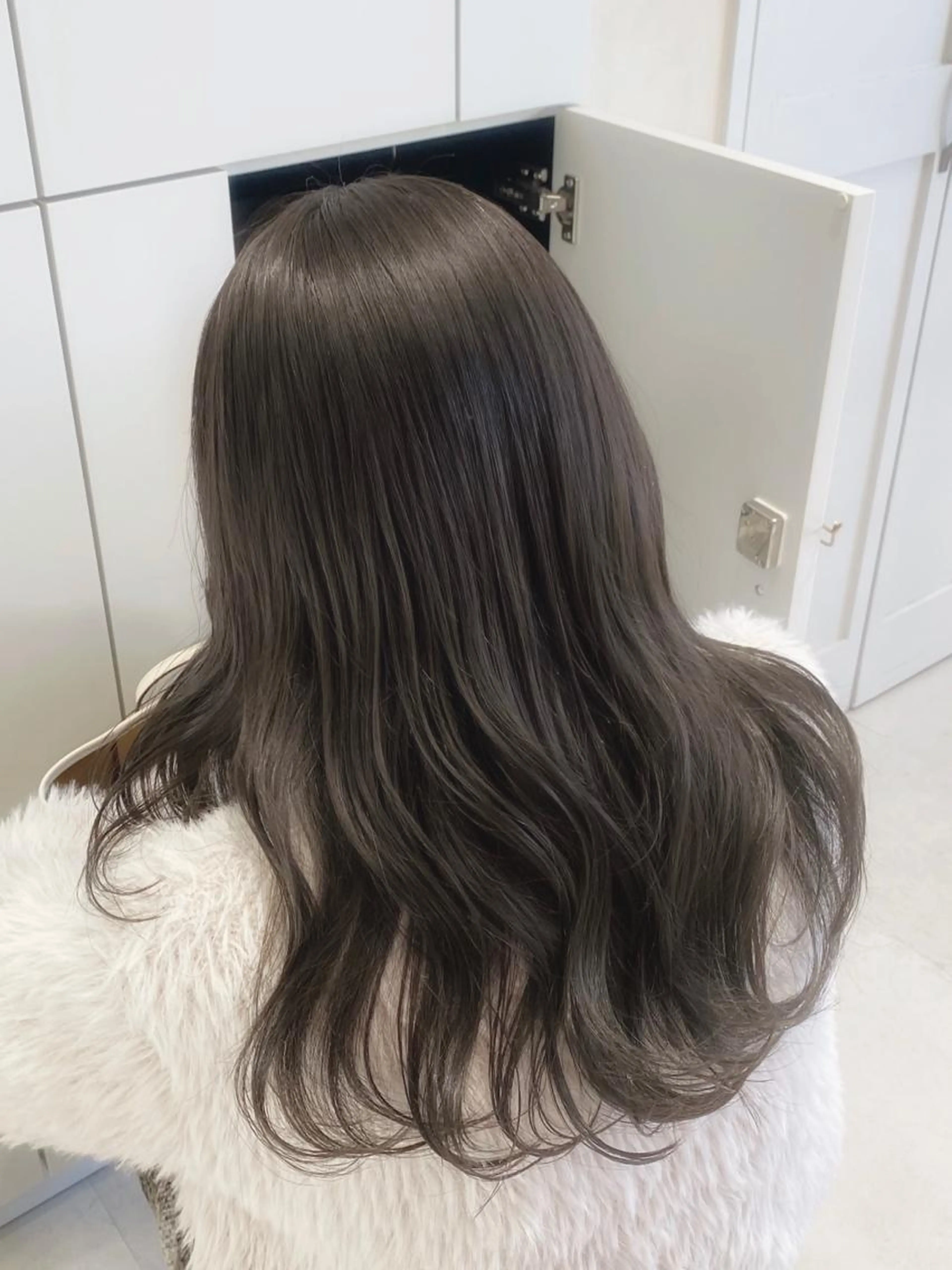 カット+ブリーチ無し透明感ダブルカラー+髪質改善トリートメント✨の写真