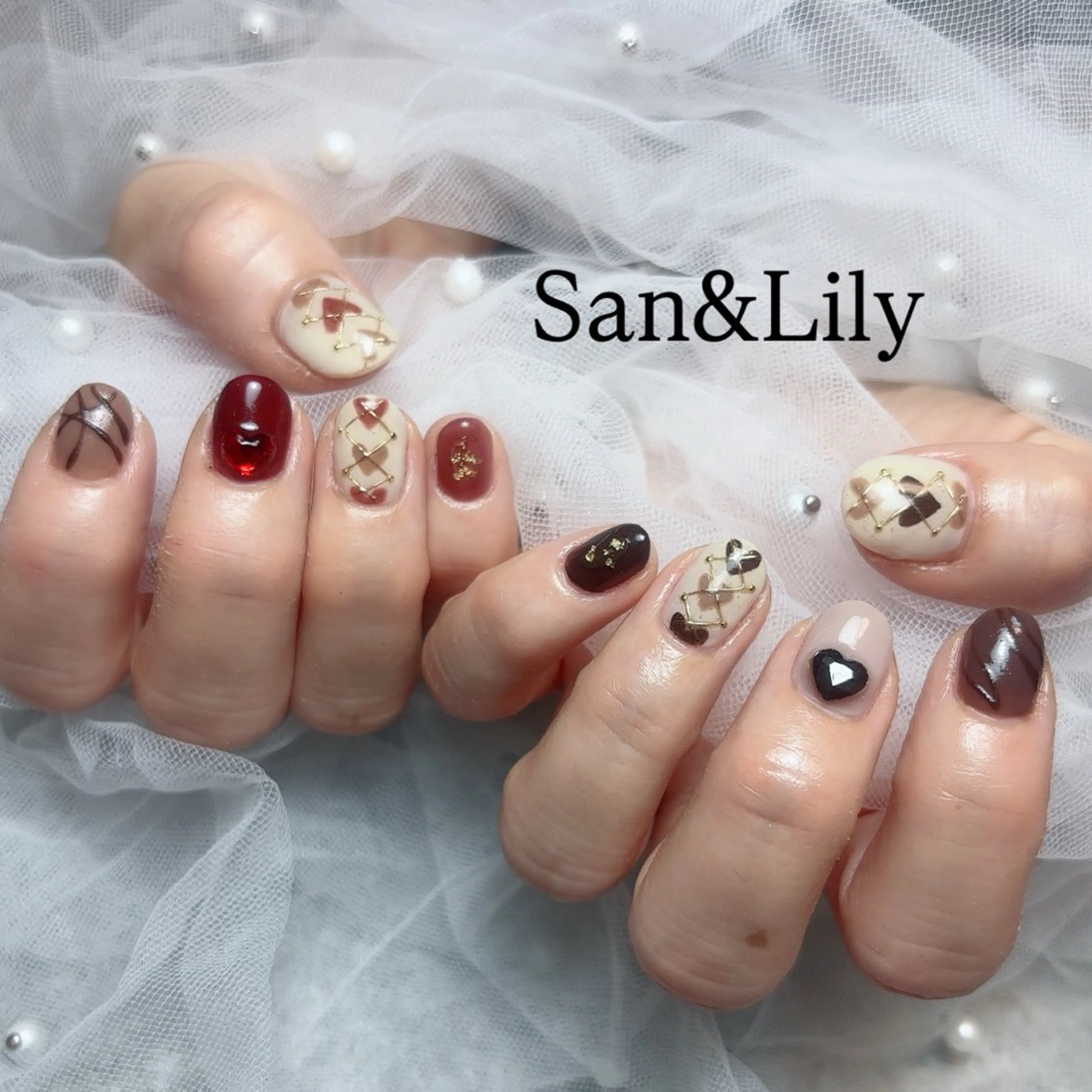 ネイル ハンドネイル San＆Lily madokaのネイルデザイン