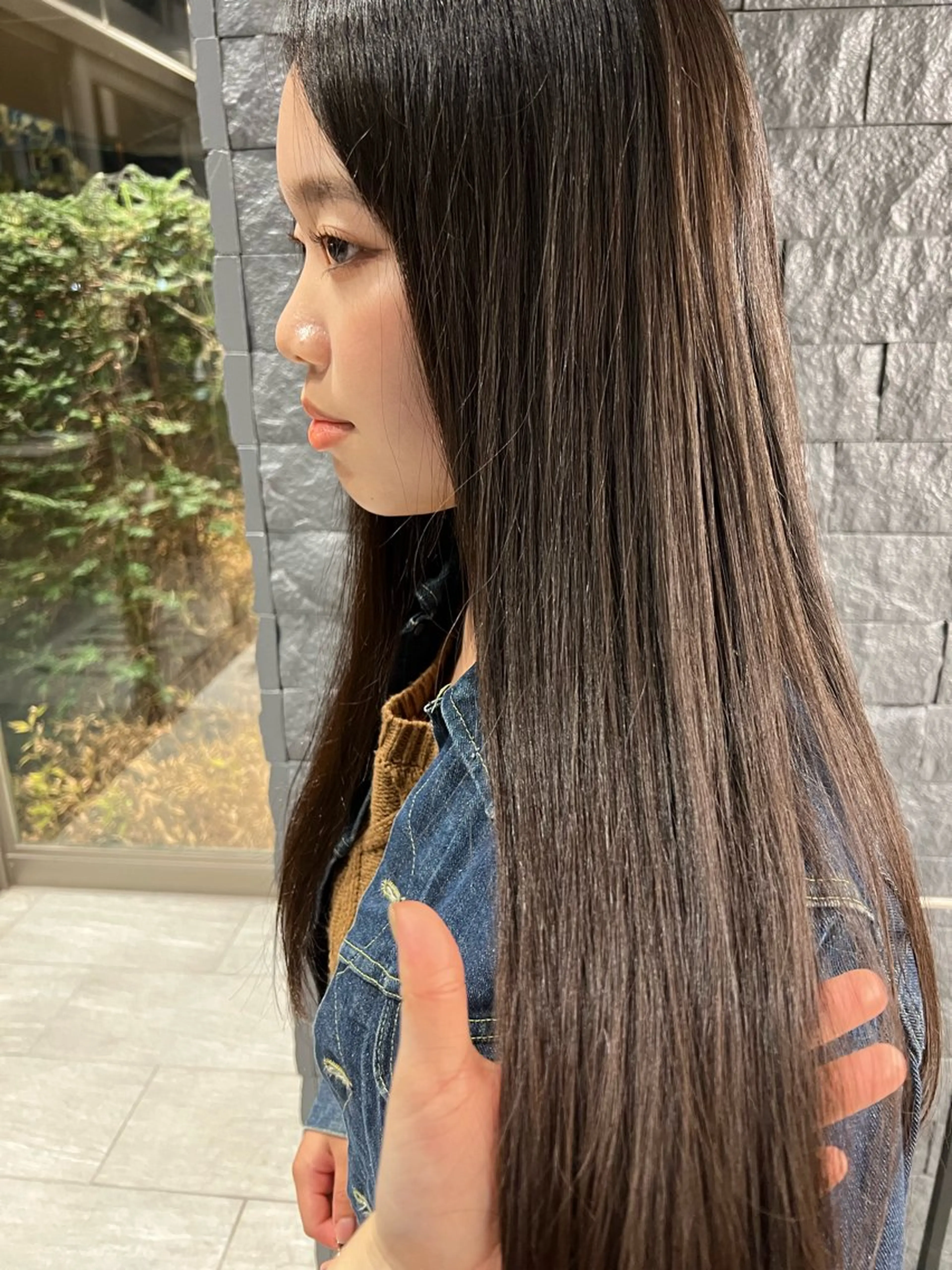 セミロング たかはし まいのヘアスタイル