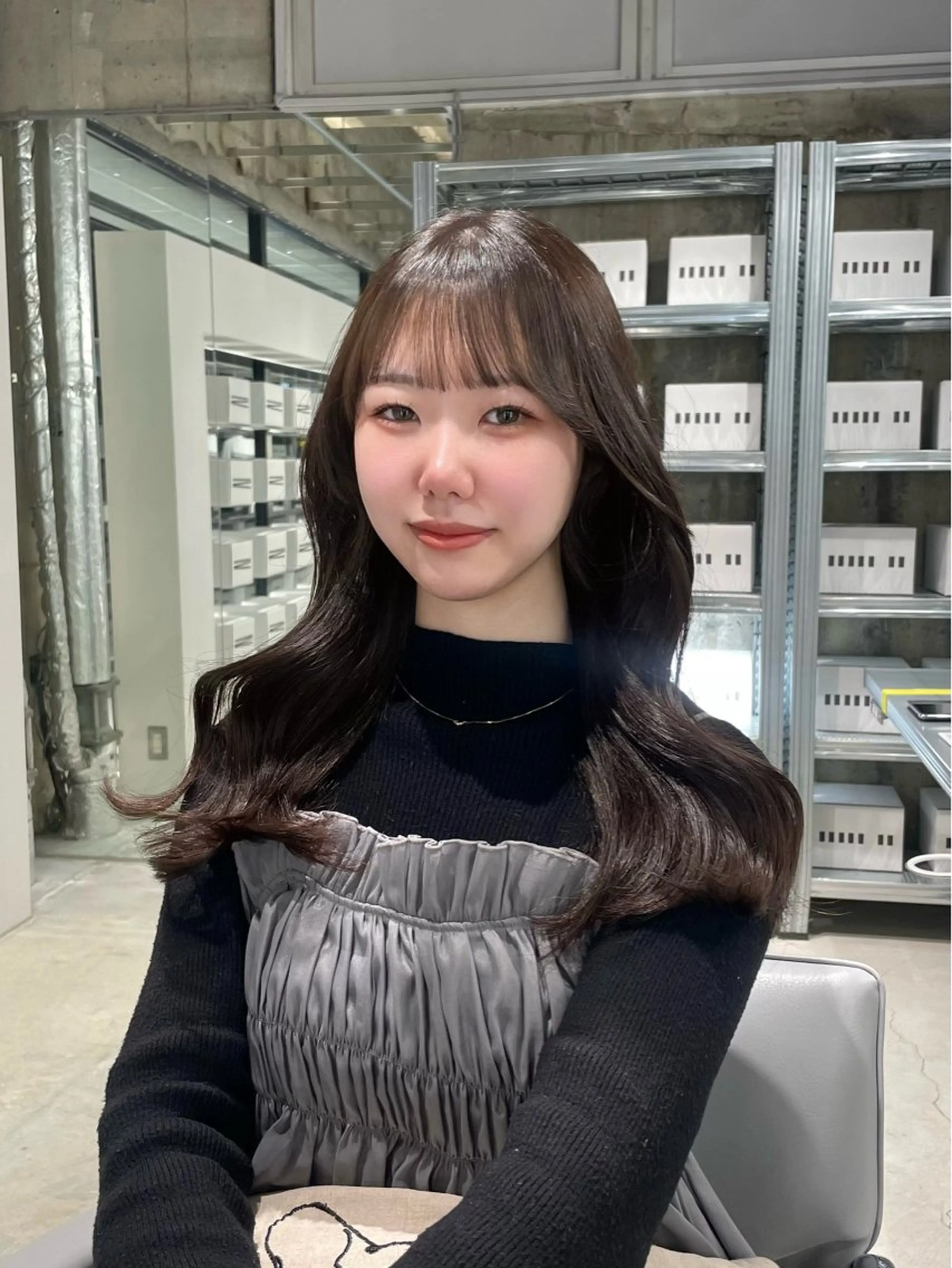 ロング カラー MINORI /レイヤーカットのヘアスタイル