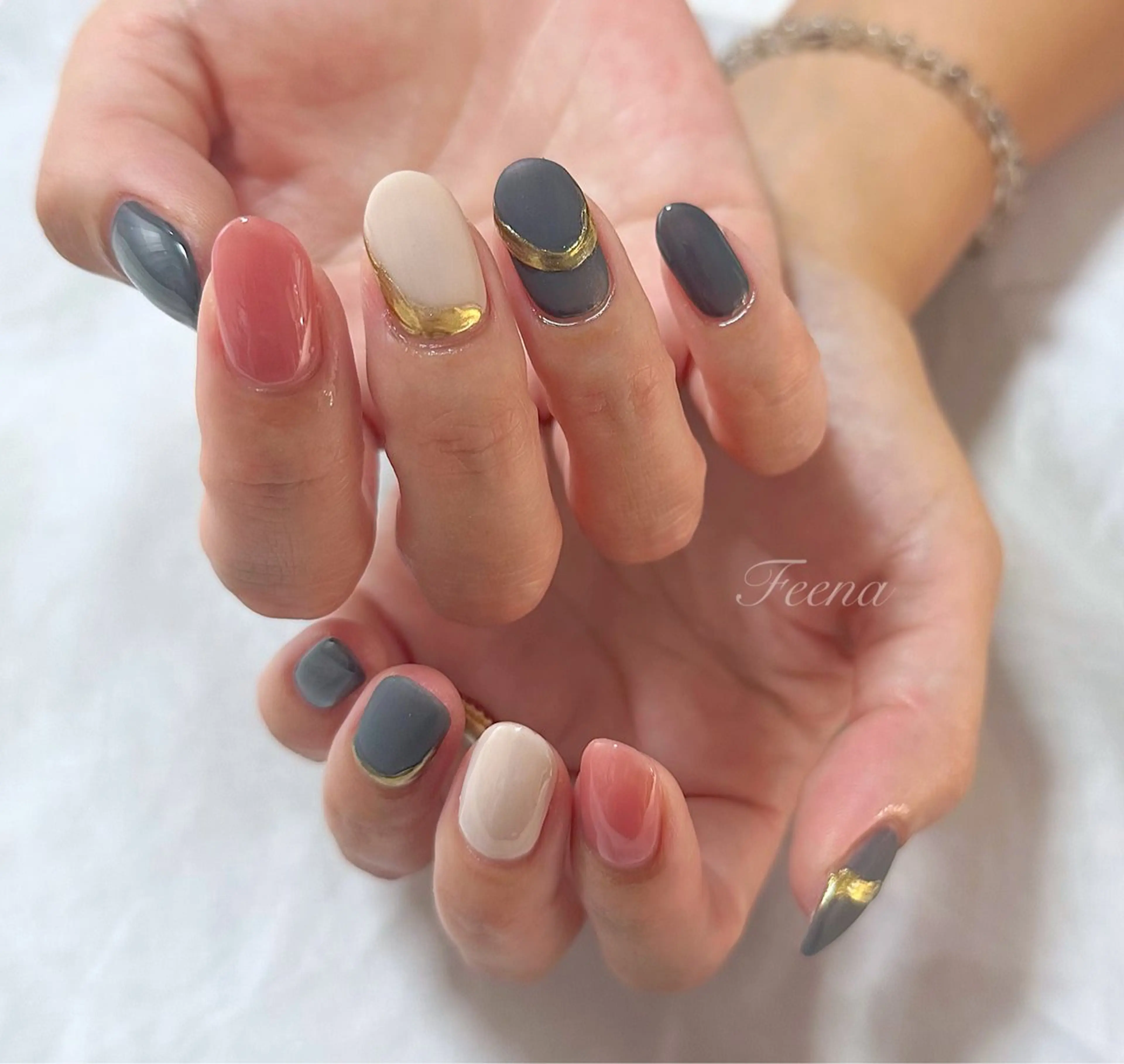 ネイル amu nail. RINAのネイルデザイン