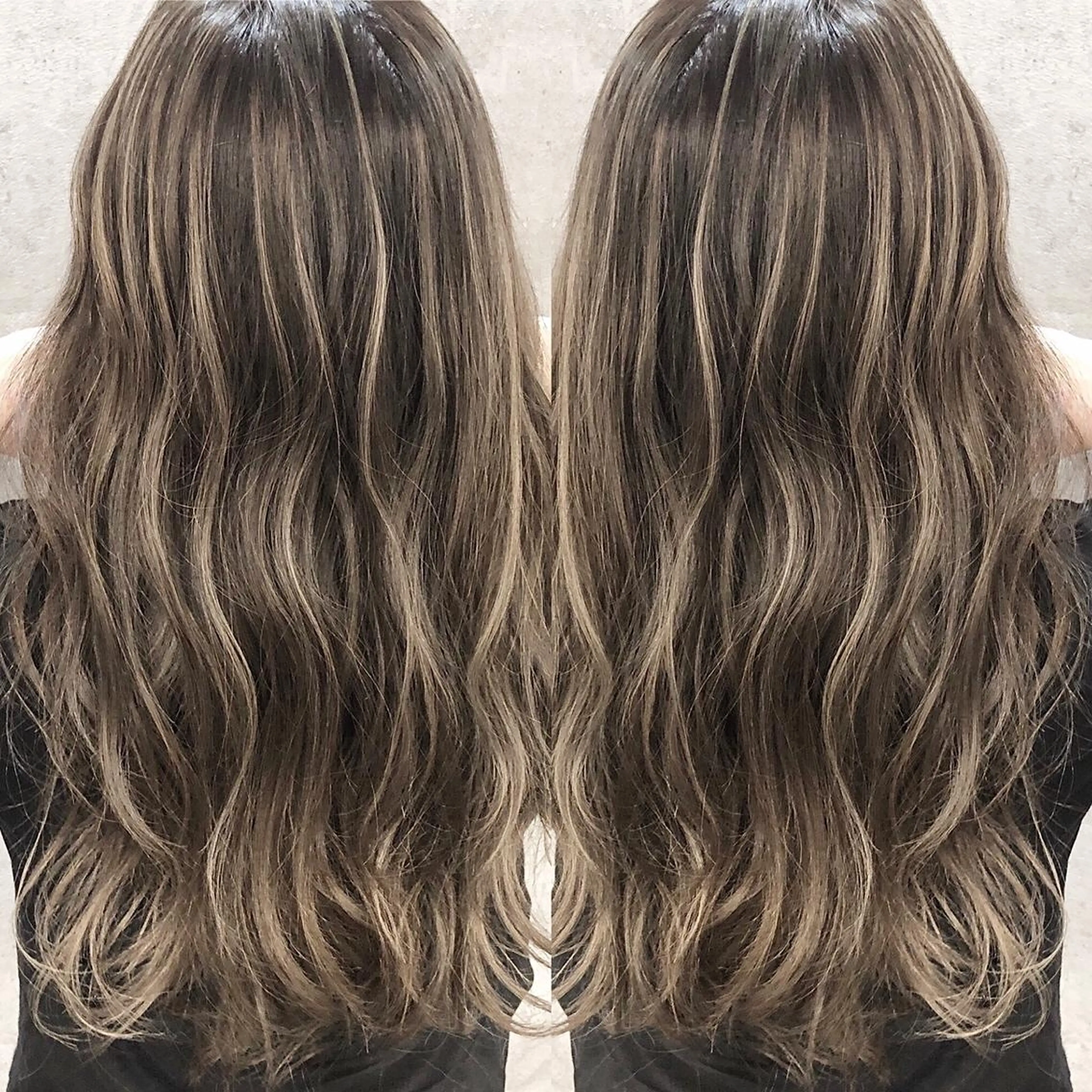 ロング カラー ハイライトカラー ハイライト ✨MiL✨ ✨心斎橋✨のヘアスタイル