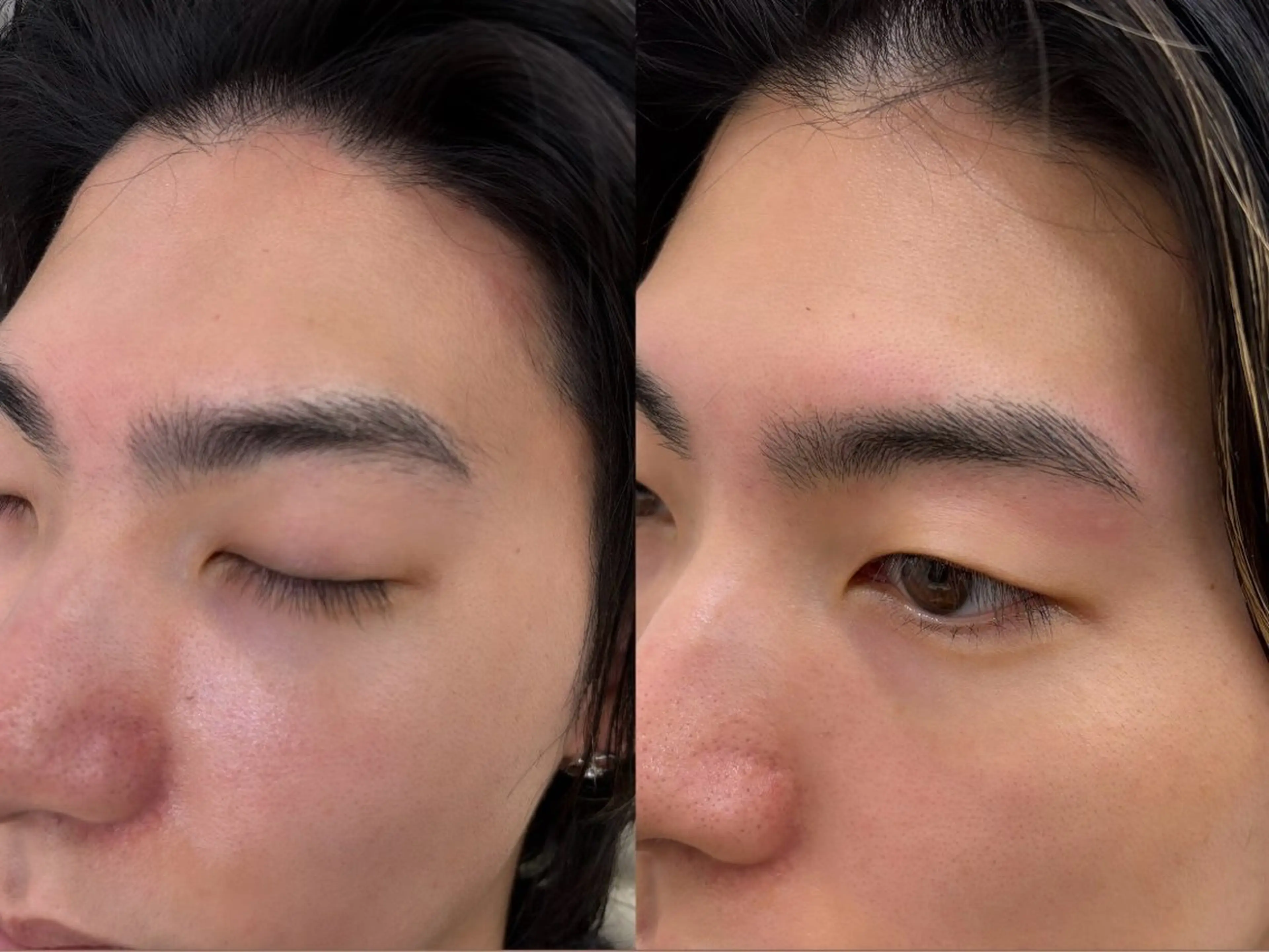 アイブロウ ワックス脱毛 酸性縮毛矯正 Coreすずのヘアスタイル