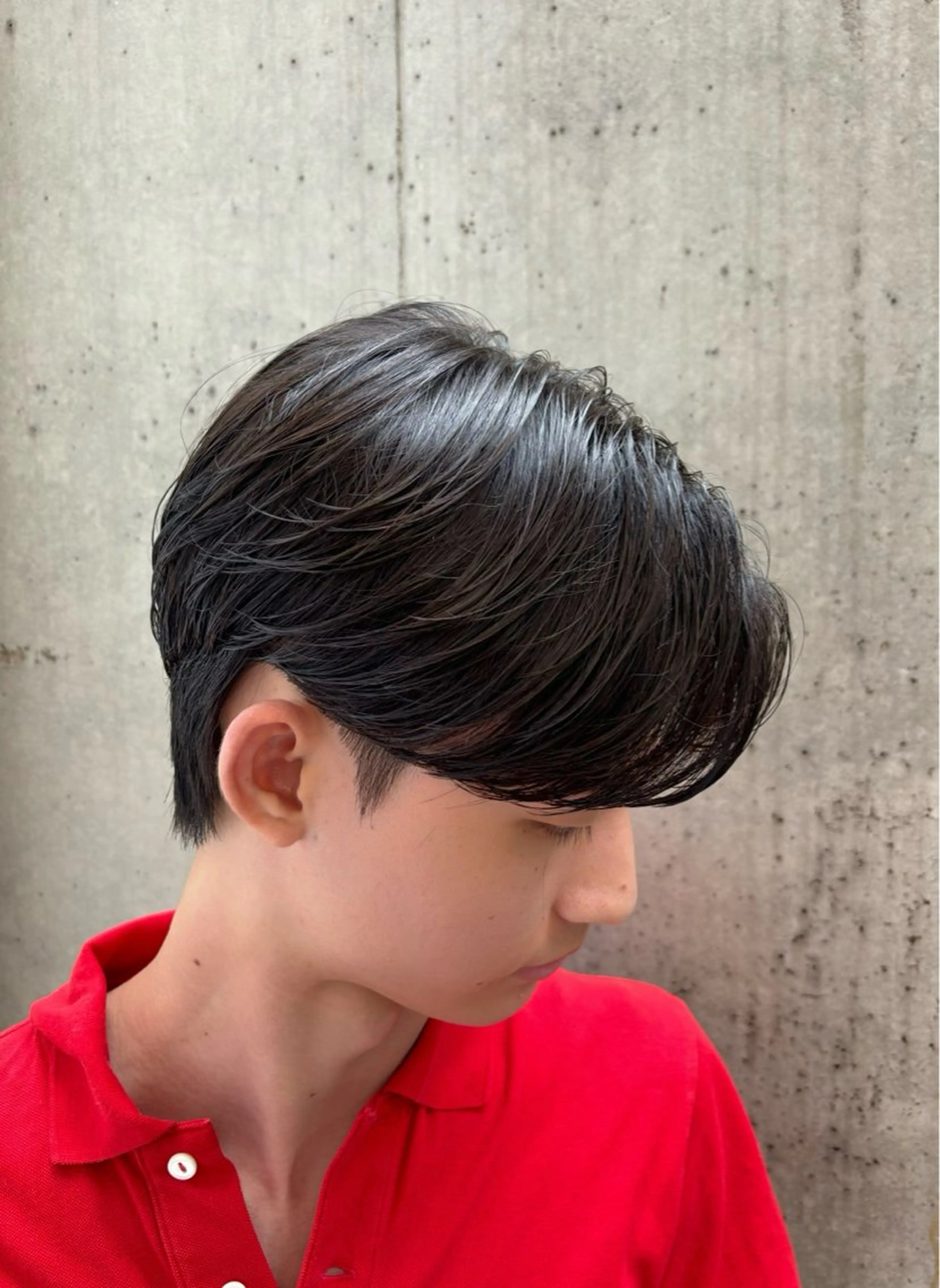 ショート パーマ メンズ カット パーマ カルマパーマ韓国ヘア shiryuのヘアスタイル