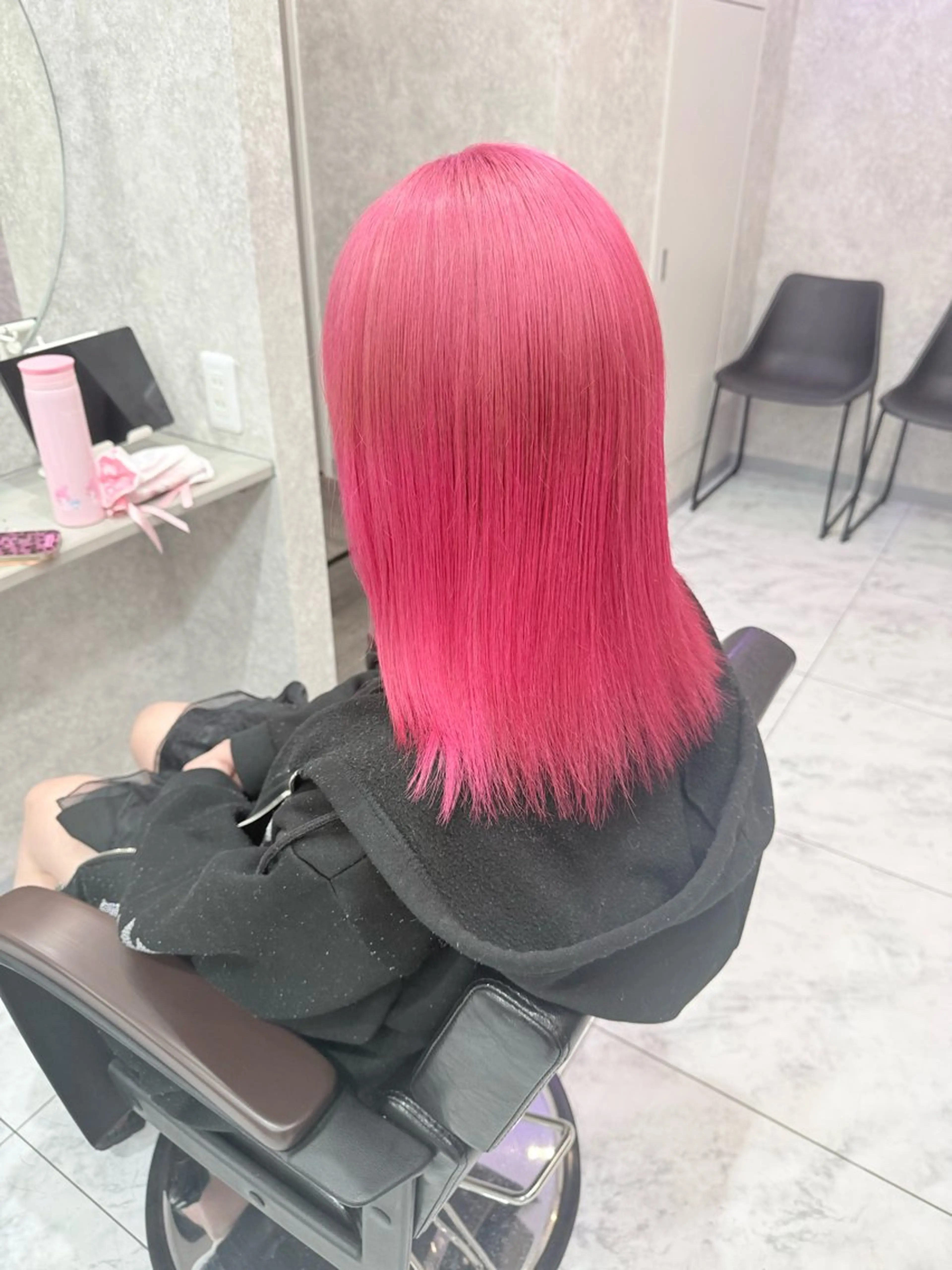 ミディアム カラー 🌺ハイトーン🌺 矢葺 なぎさ🌺🌺のヘアスタイル