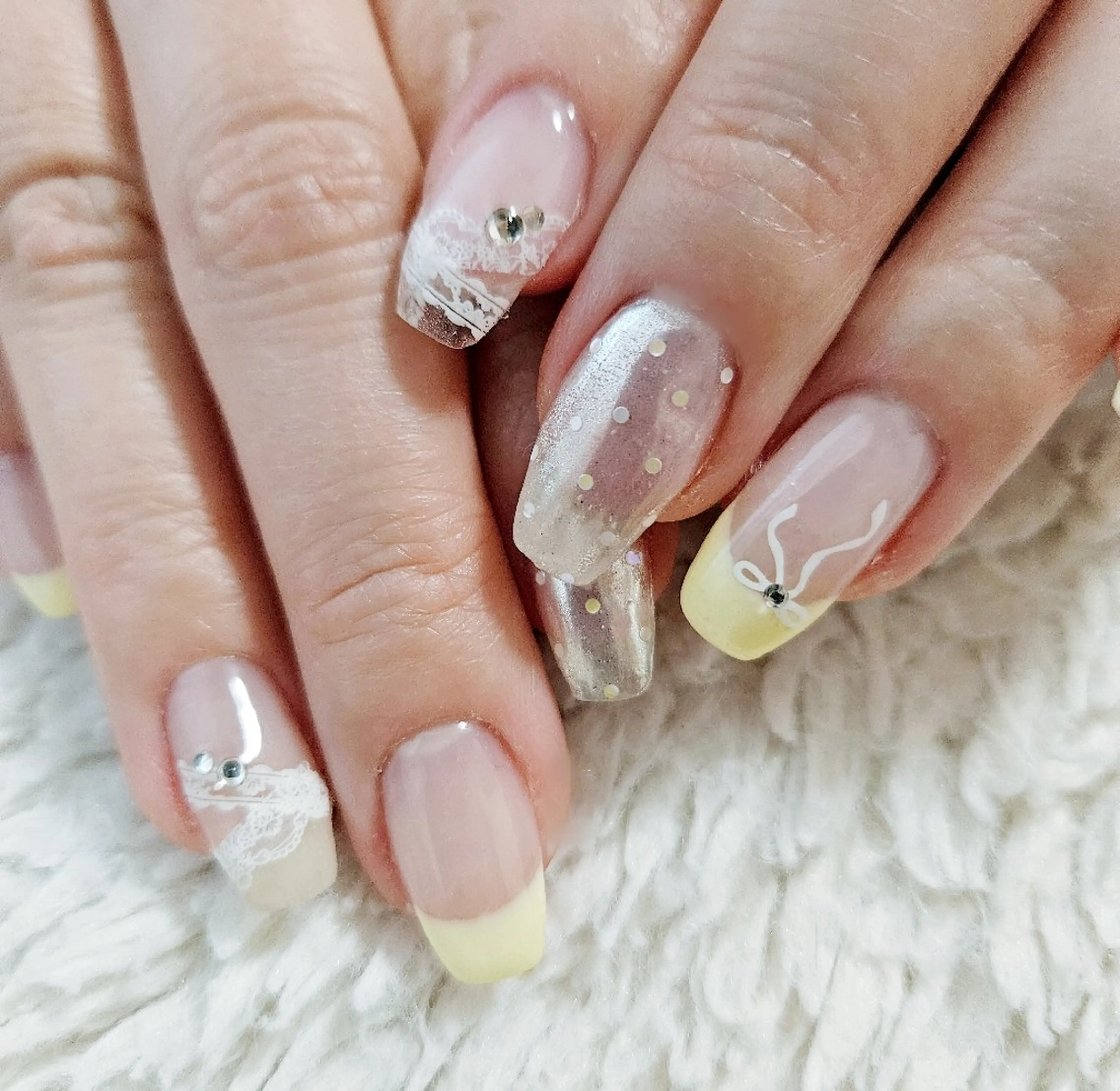 ネイル ハンドネイル shellnail さなえのネイルデザイン