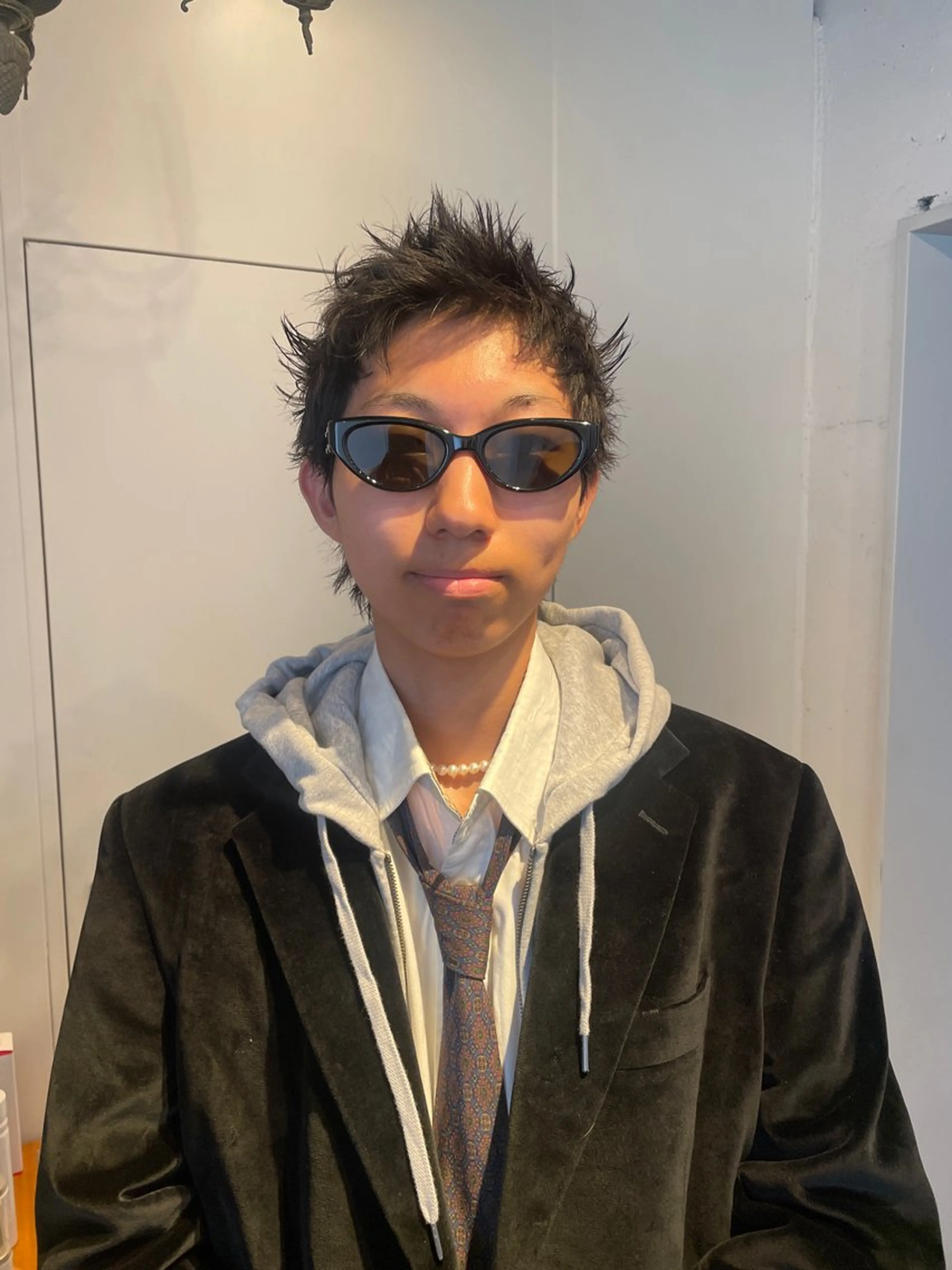 ショート カラー ショートヘア 韓国ヘア/wカラー レイヤー/RIN🎀のヘアスタイル