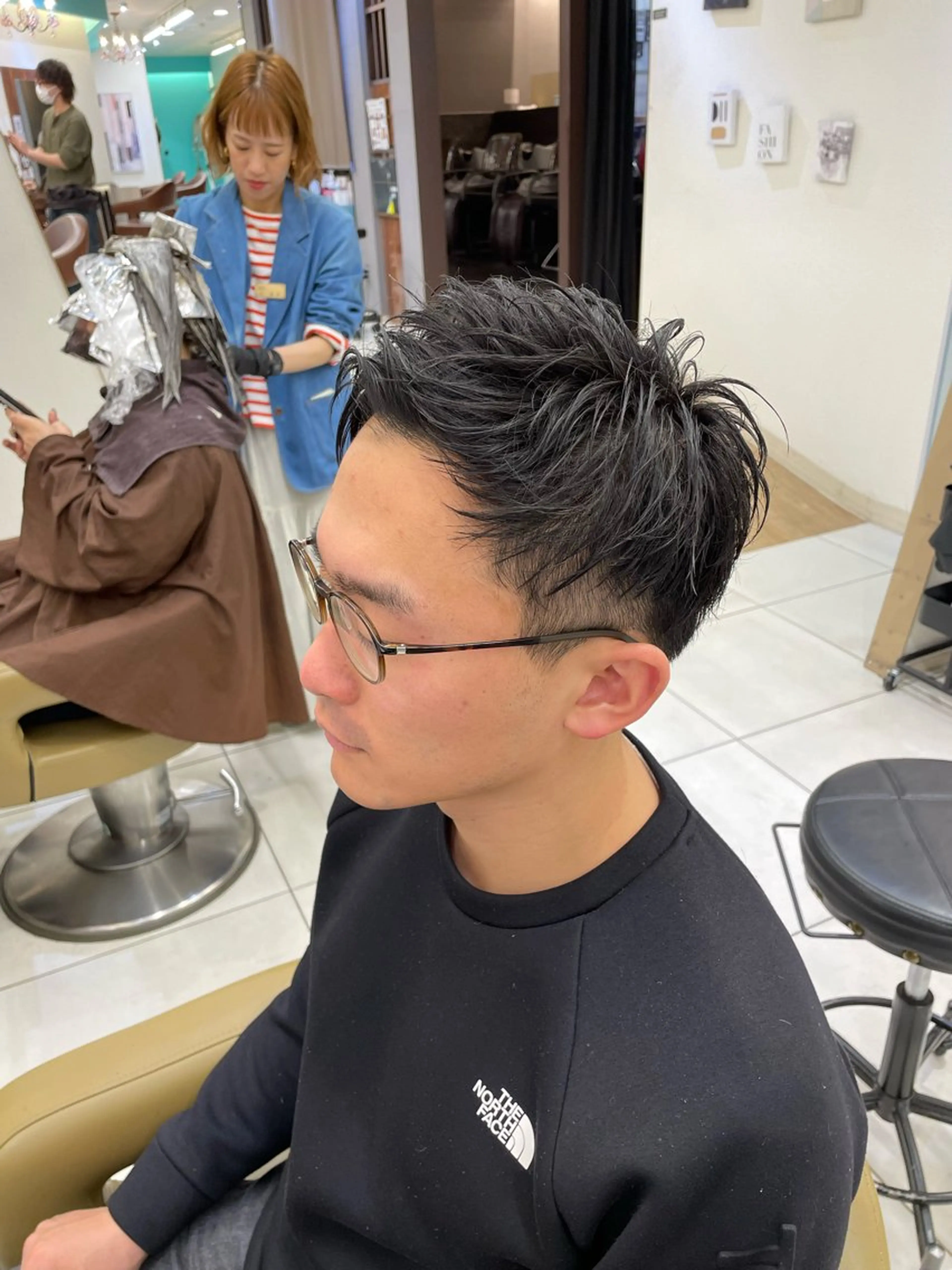 ショート メンズ モヒカン 伊藤 隆星のヘアスタイル