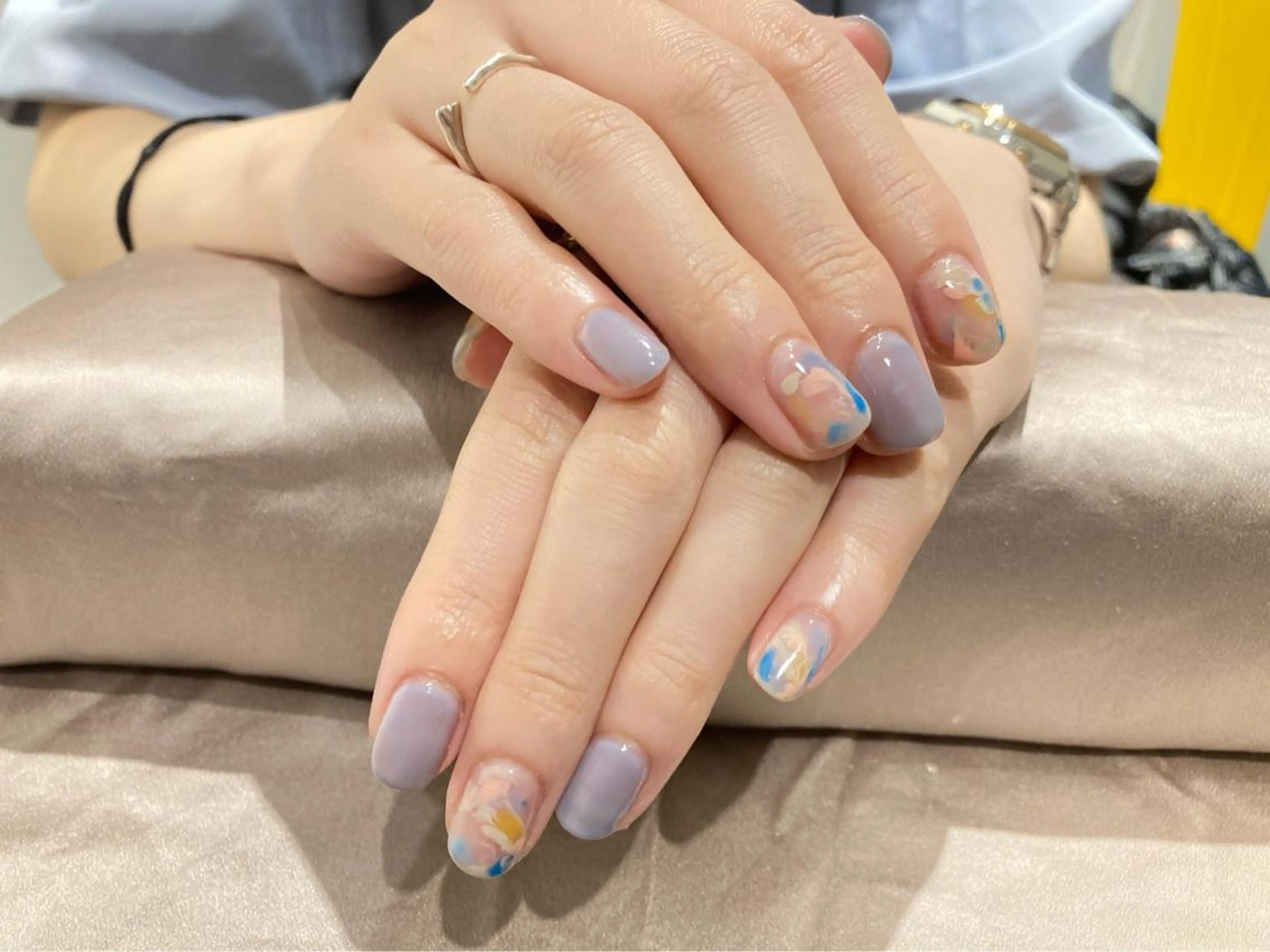 ネイル アートネイル ニュアンスネイル usagi nailのネイルデザイン