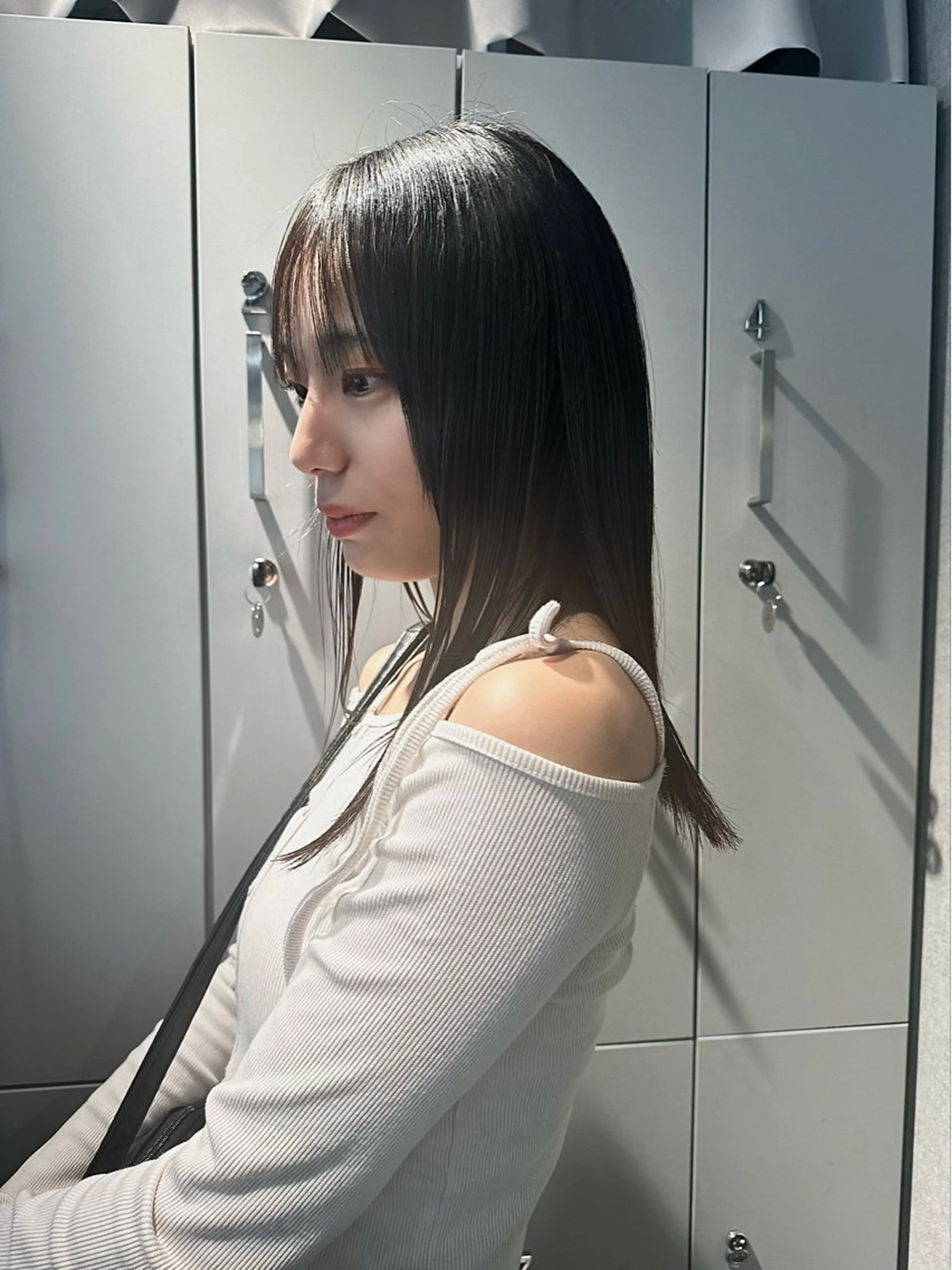 セミロング カラー ヘアカラー 縮毛矯正 トリートメント ケアブリーチ特化✨/ 艶カラー/エクステのヘアスタイル