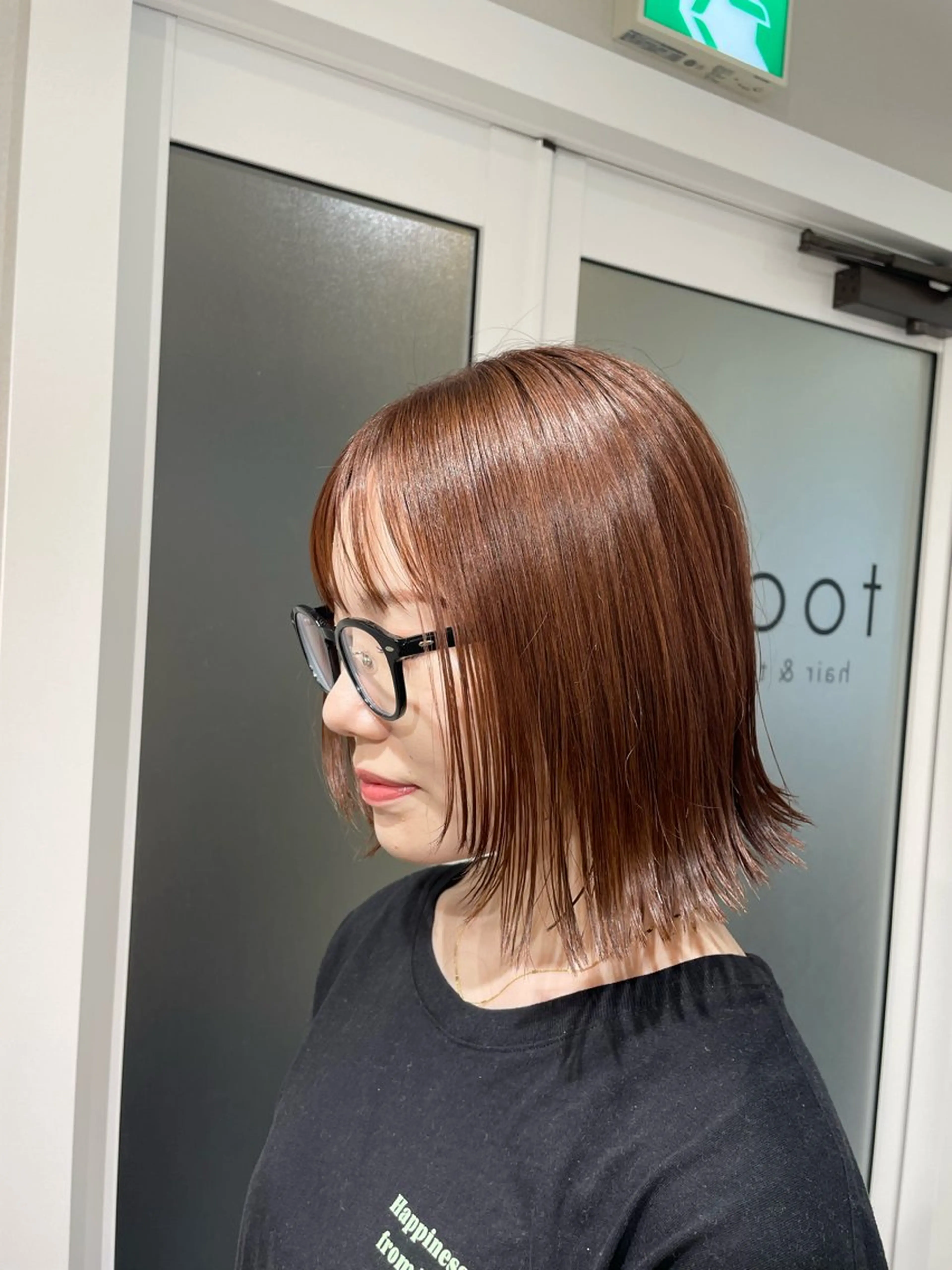 ショート カラー ボブ カット トリートメント 🩰ニシムラヒカリ 半個室salon♡*のヘアスタイル
