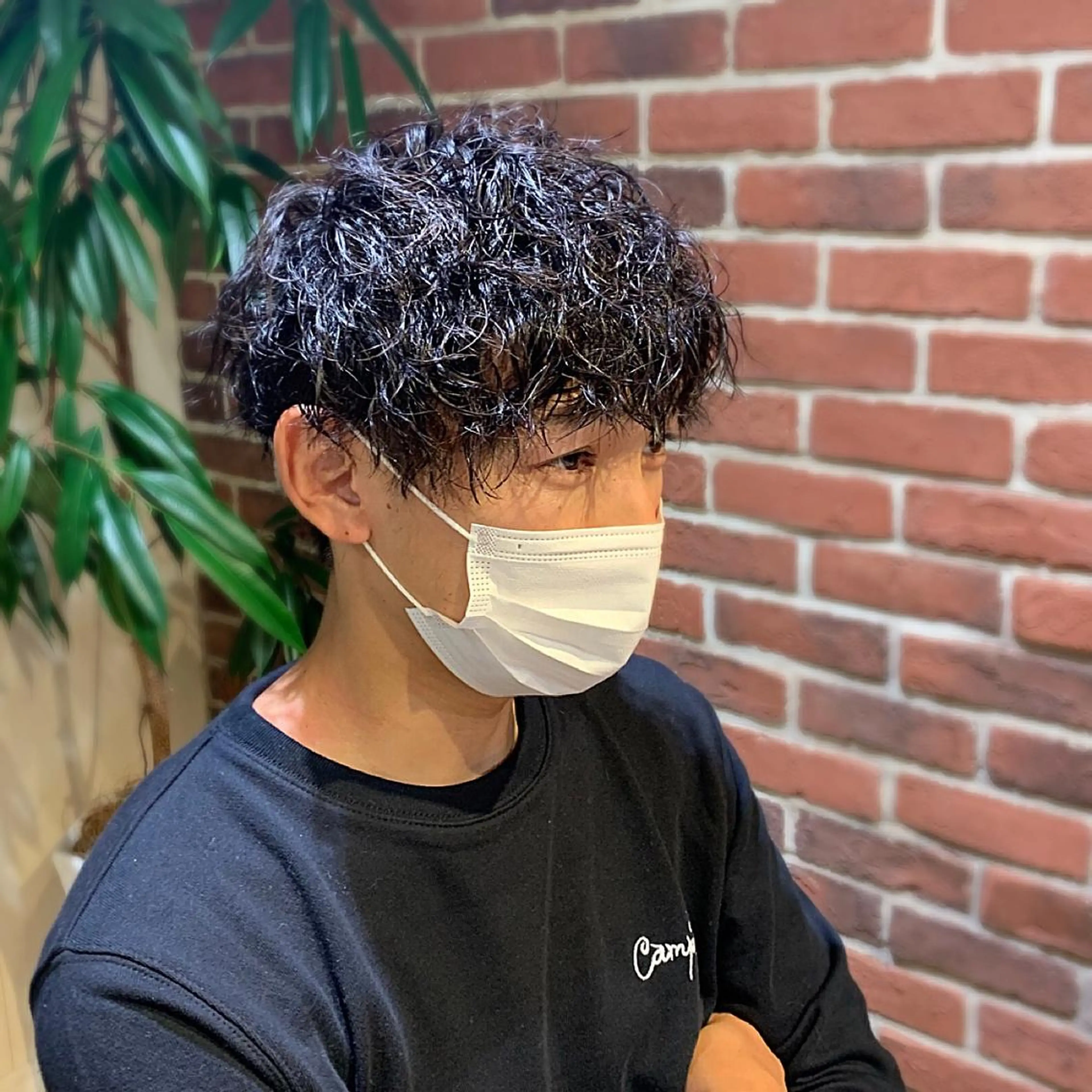 パーマ メンズ カルマパーマ メンズ韓国風 メンズパーマ スペインカール 波巻きパーマ メンズパーマ&メンズ 縮毛矯正/平野/渋谷のヘアスタイル