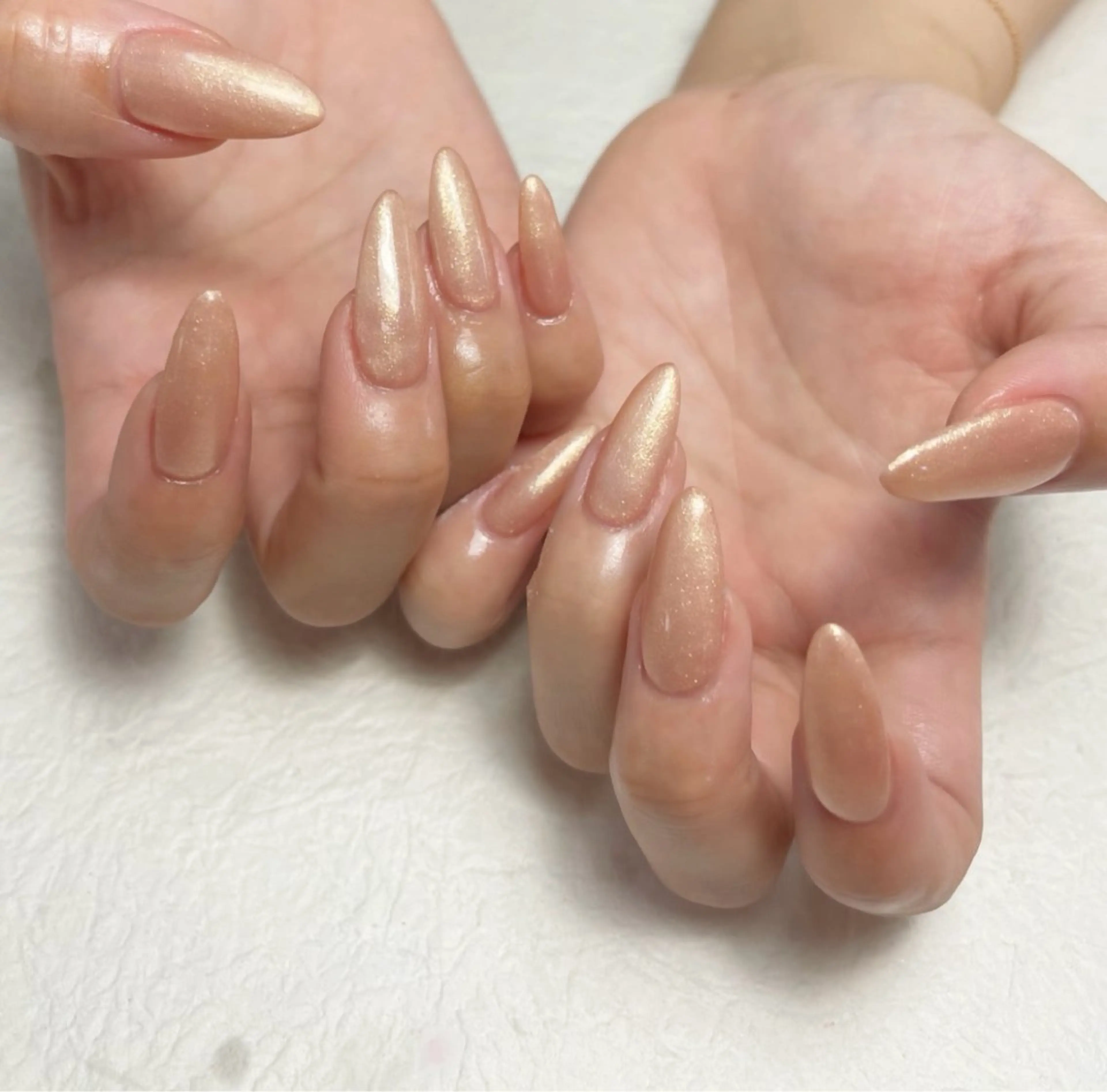 ネイル 長さ出し ハンドネイル m. akiのネイルデザイン