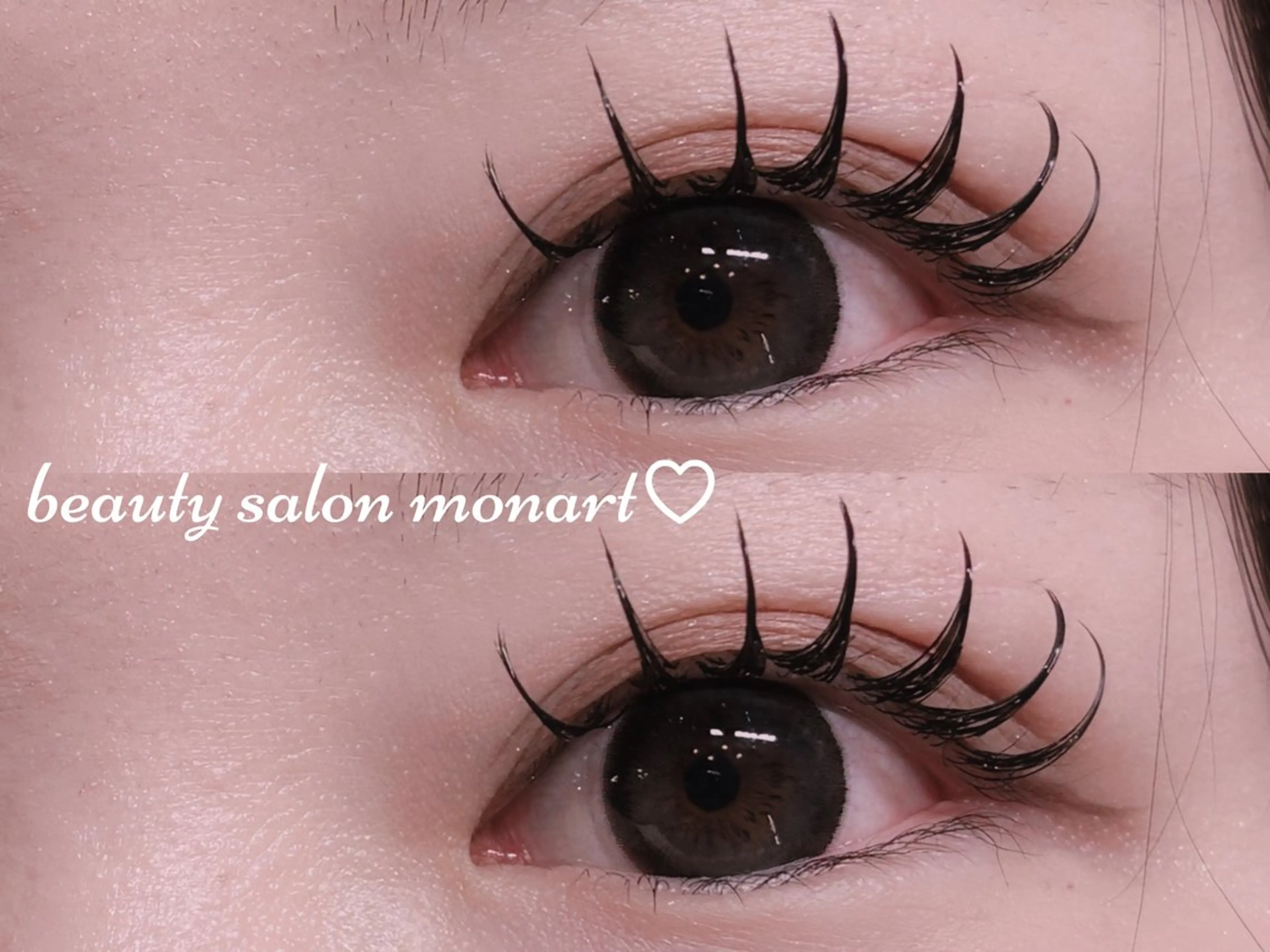 マツエク・マツパ Dカール マツエク monart kurehaのマツエク・マツパデザイン