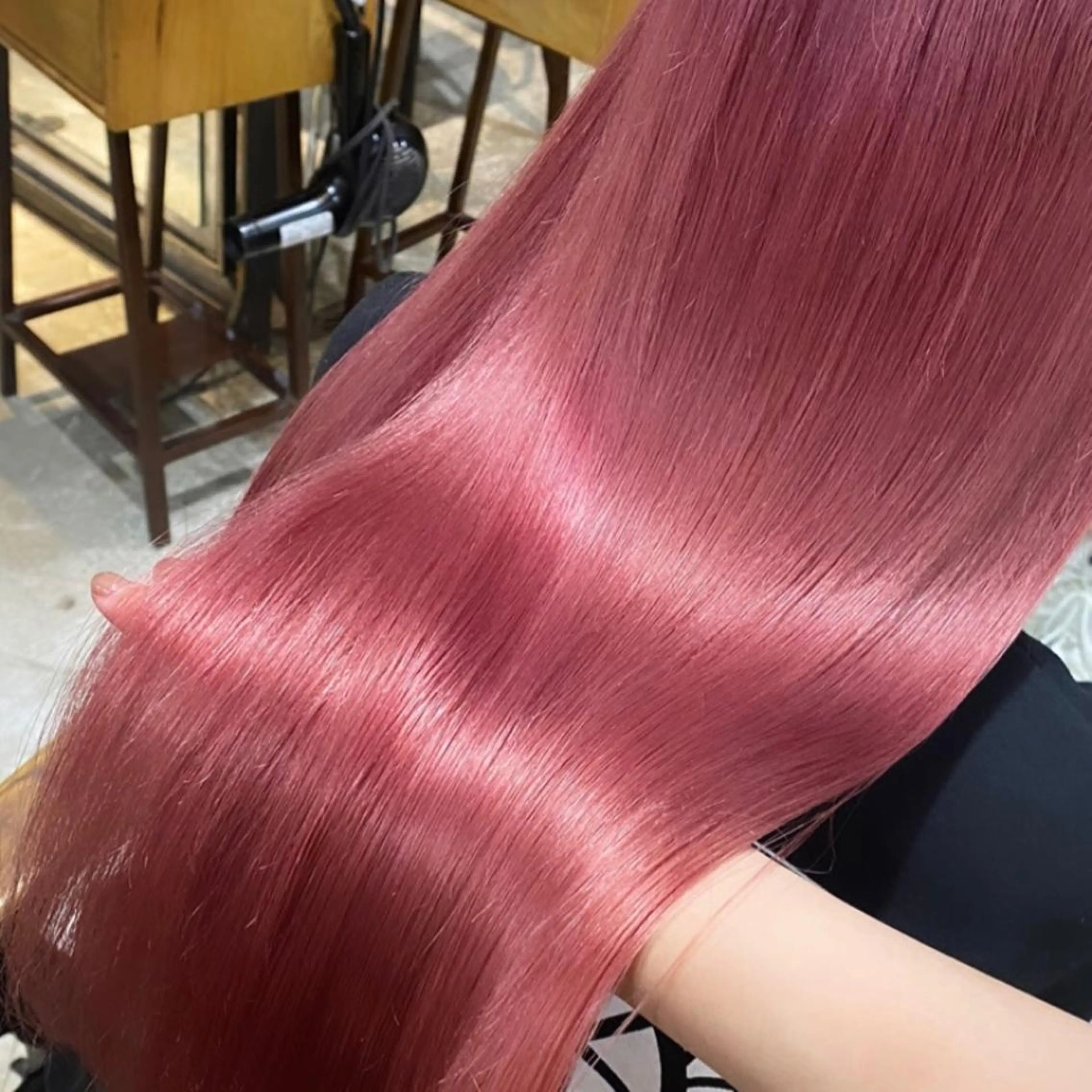 ロング 韓国レイヤー/透明感 カラー🦋mioのヘアスタイル