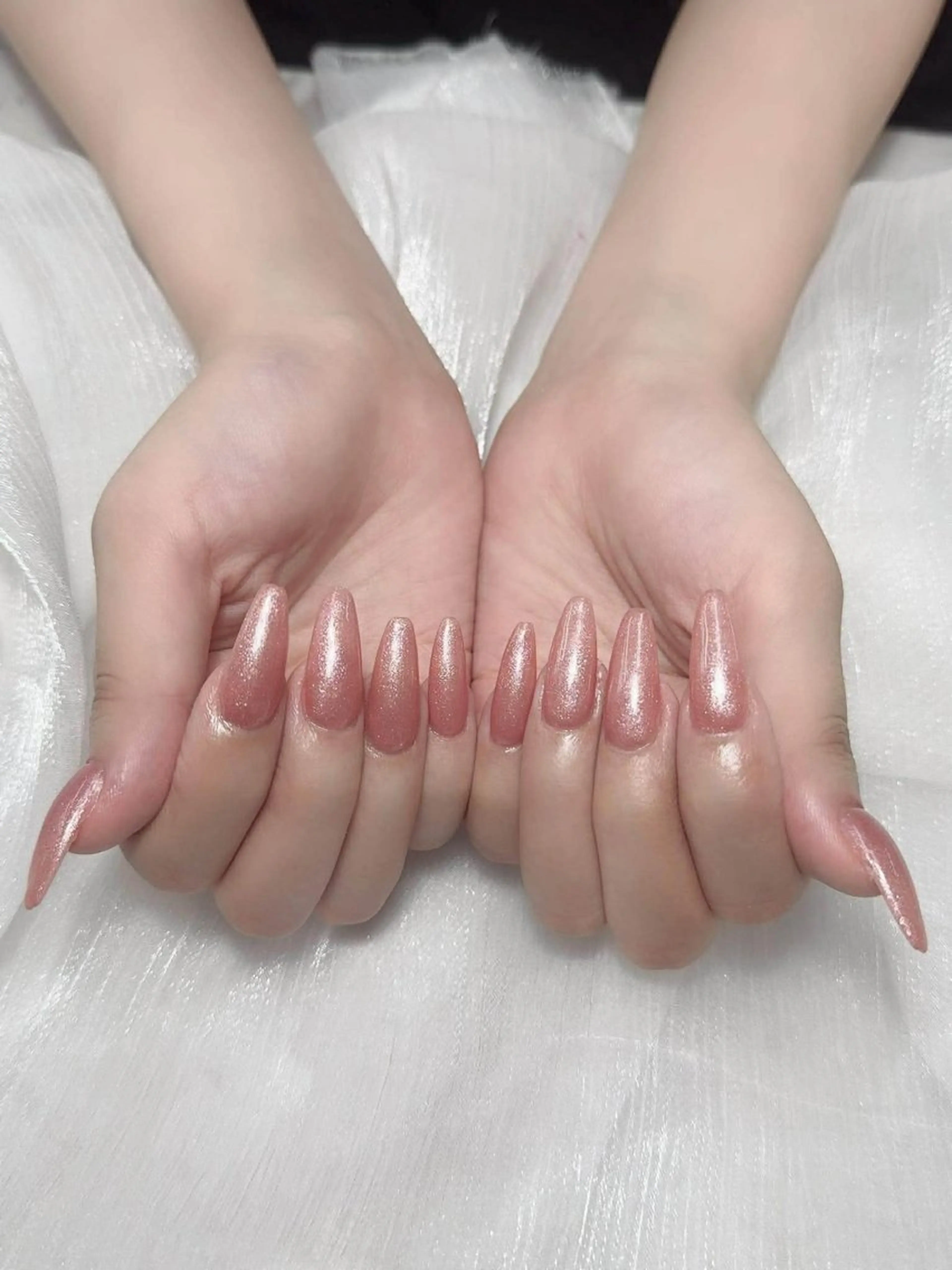 ネイル フレンチネイル グラデーション 韓国ネイル マグネットネイル ミラーネイル ハンドネイル Squen Nail 【持ち込みOK】のネイルデザイン