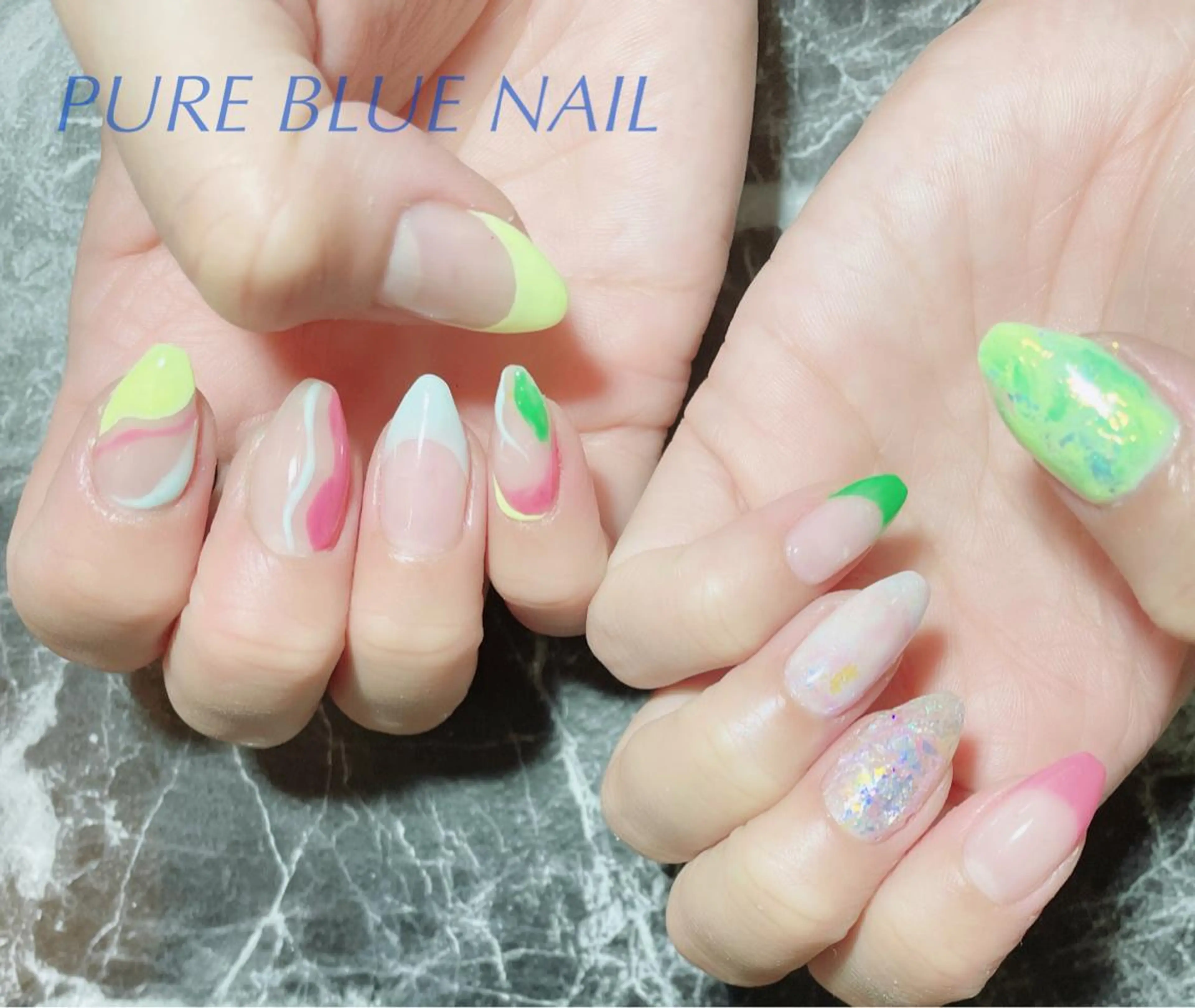 ネイル PURE BLUE NAILのネイルデザイン