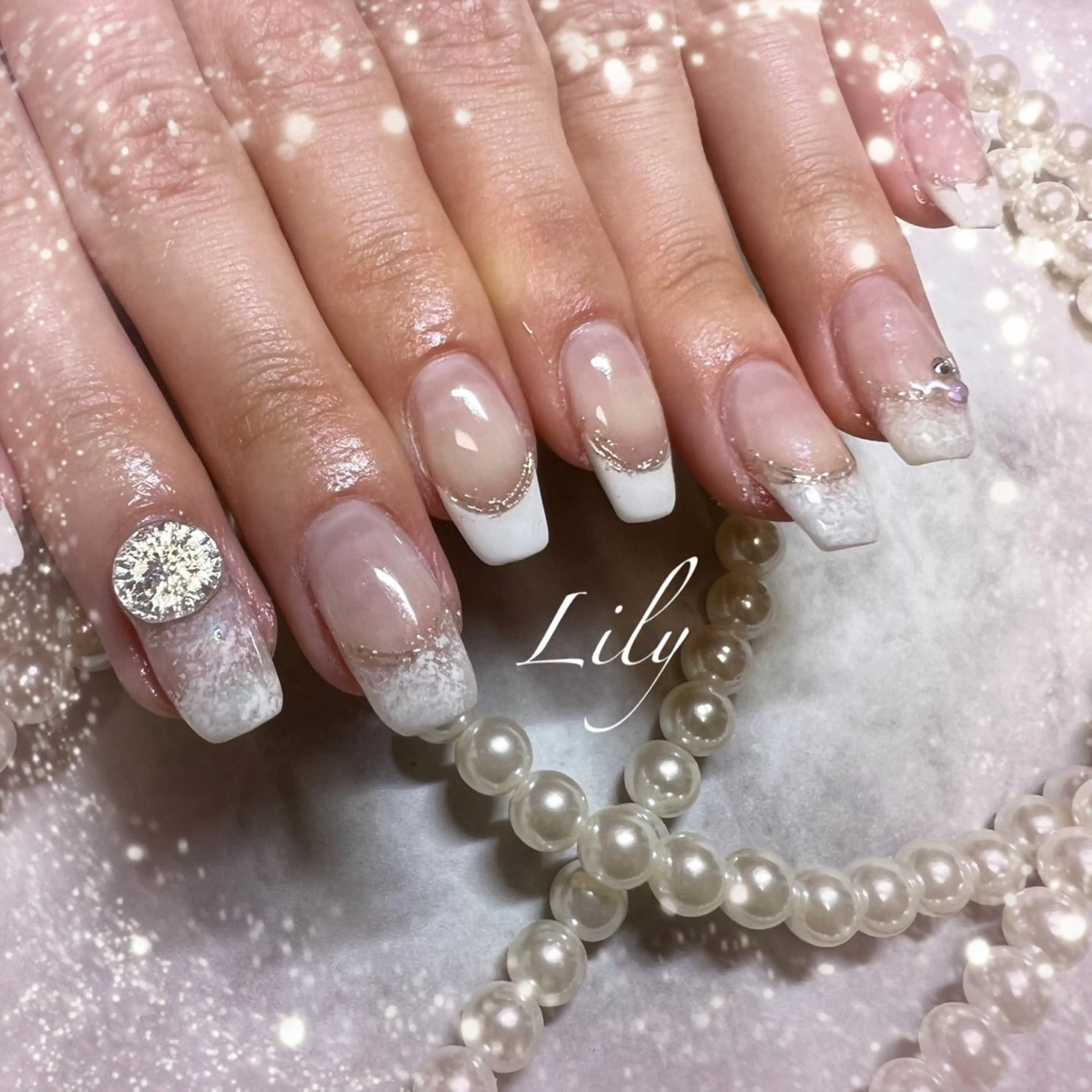 ネイル ハンドネイル Lily*nail 🌻Mii🌻のネイルデザイン